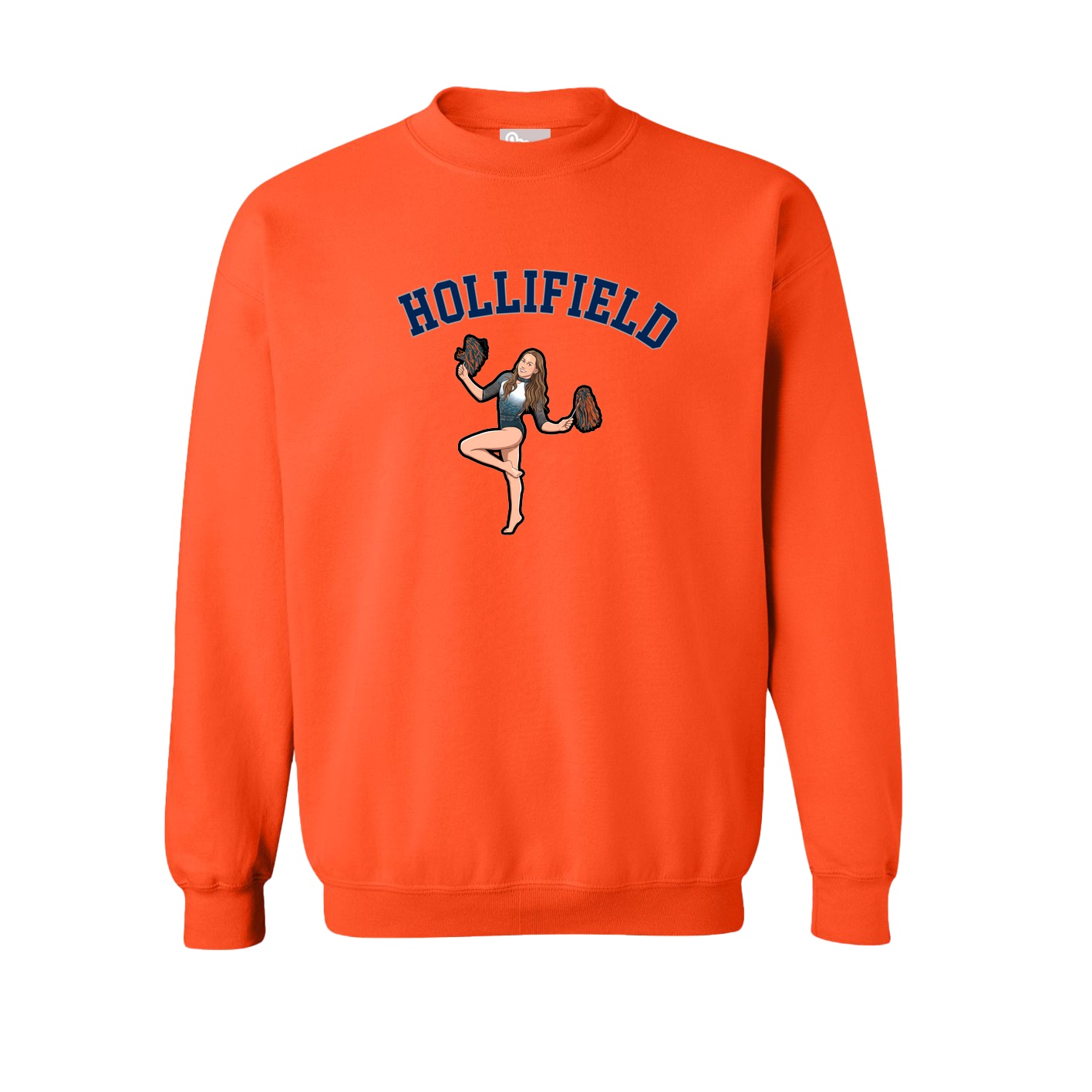 Fleece Crew — Shirsey Arch in Orange