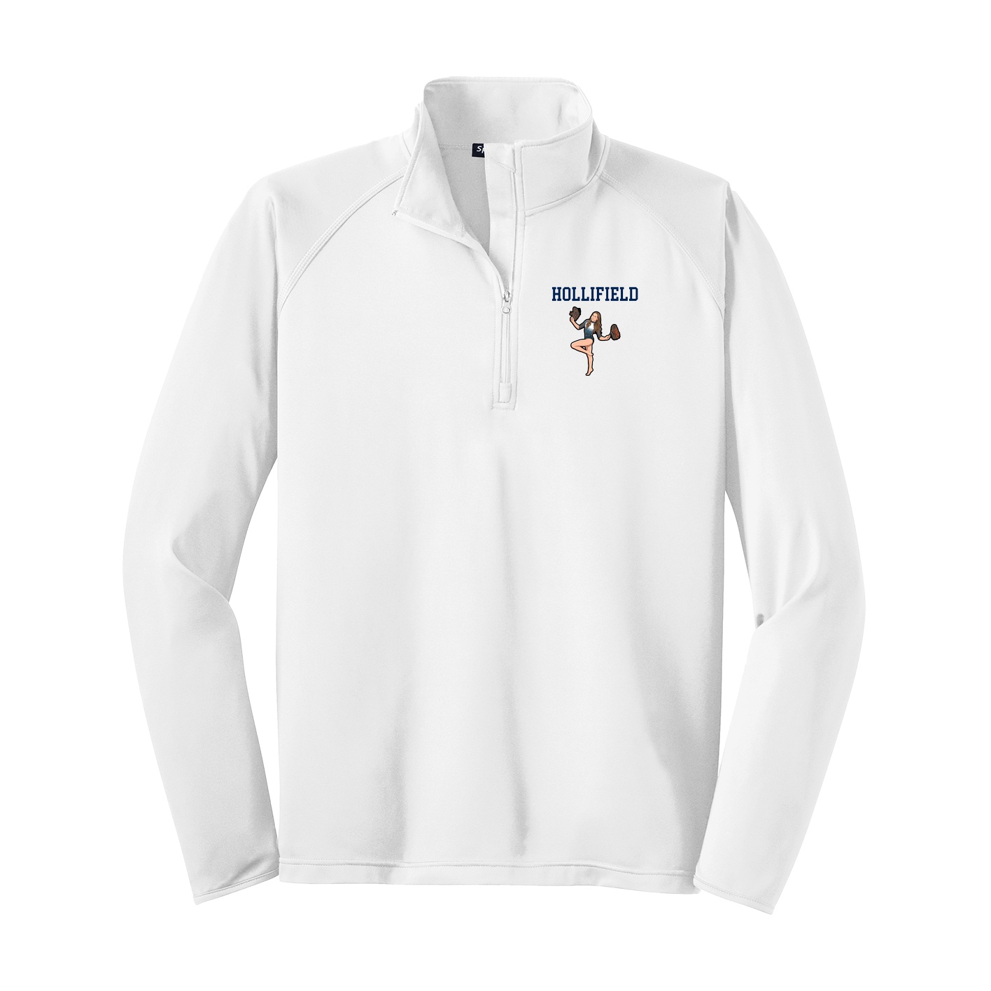 Q-Zip Pullover — Shirsey in White