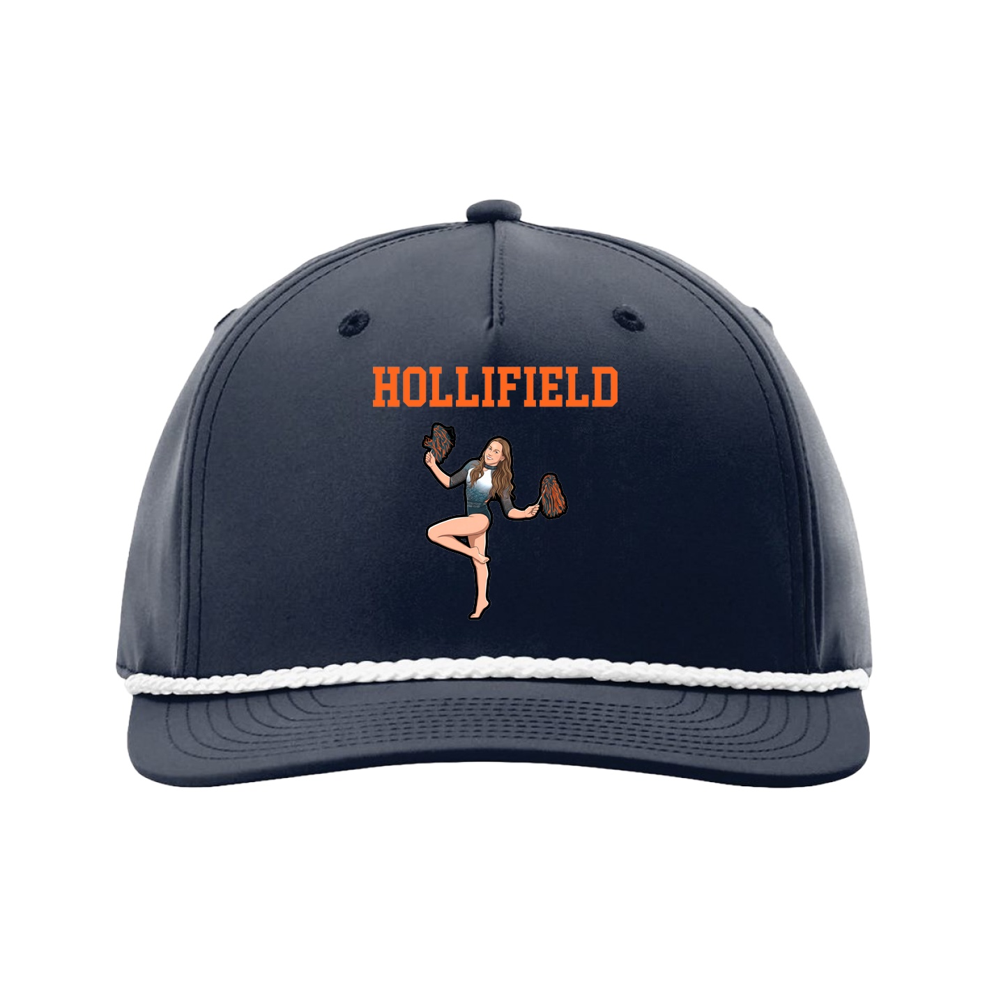 Five-Panel Classic Rope Cap — Shirsey in Navy
