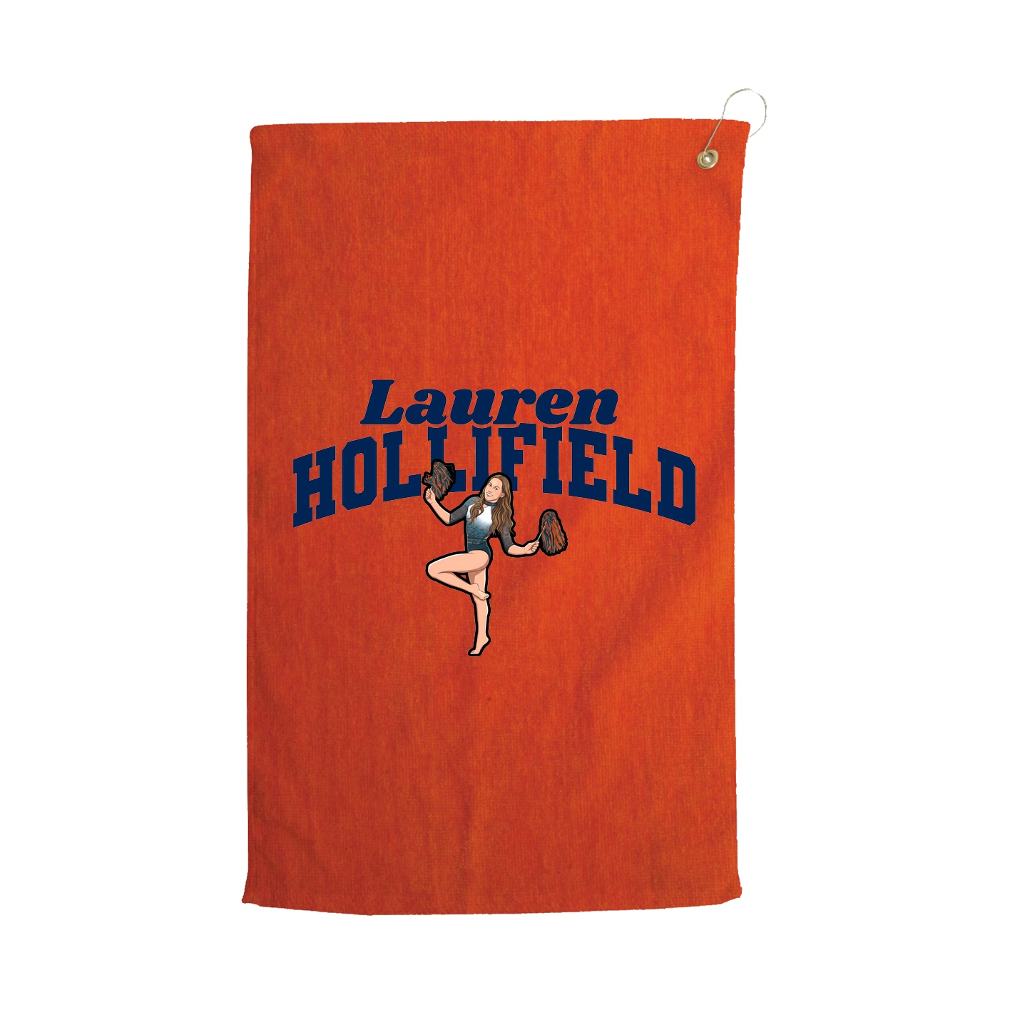 Golf Towel — Signature Arch in Orange