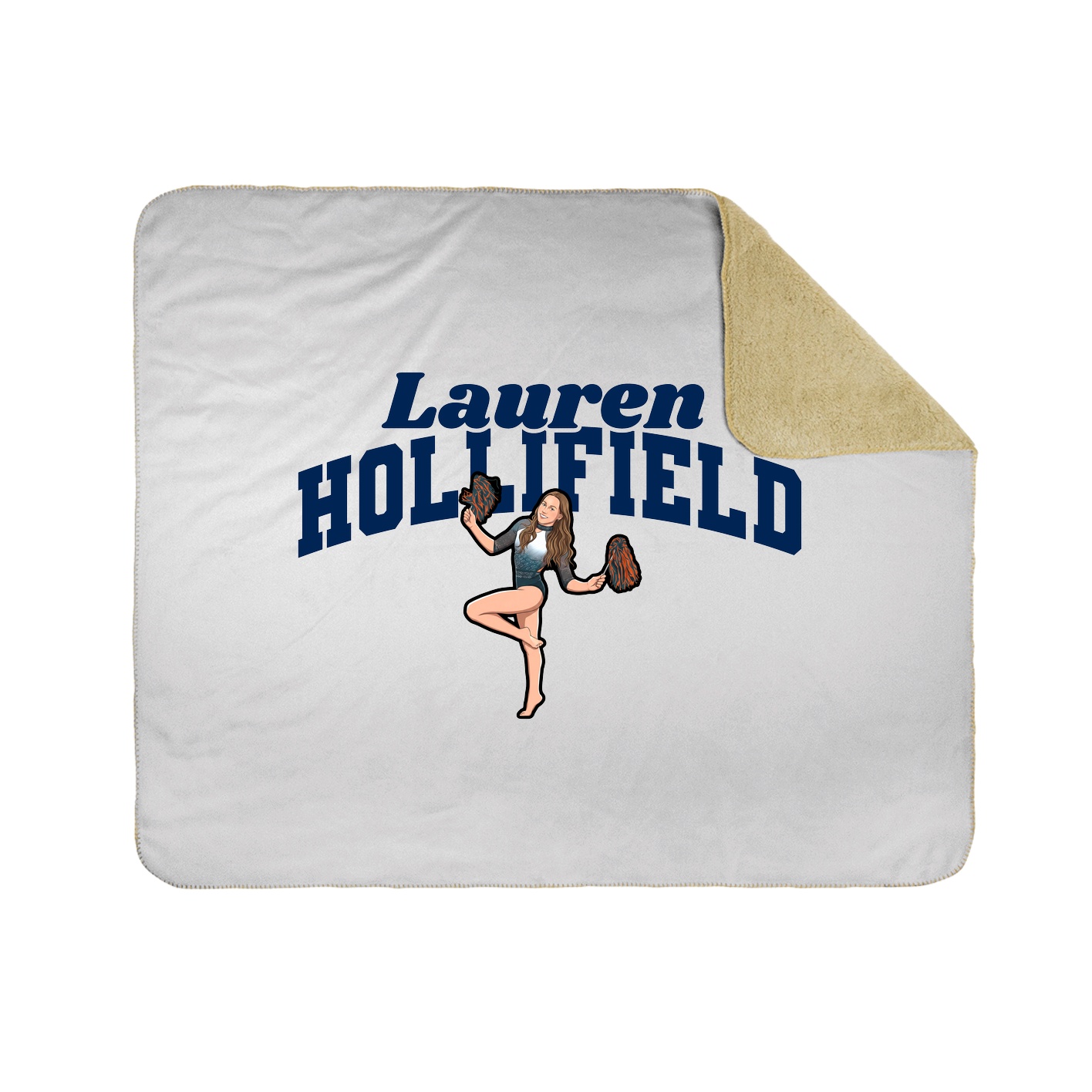 Throw Blanket — Signature Arch in White