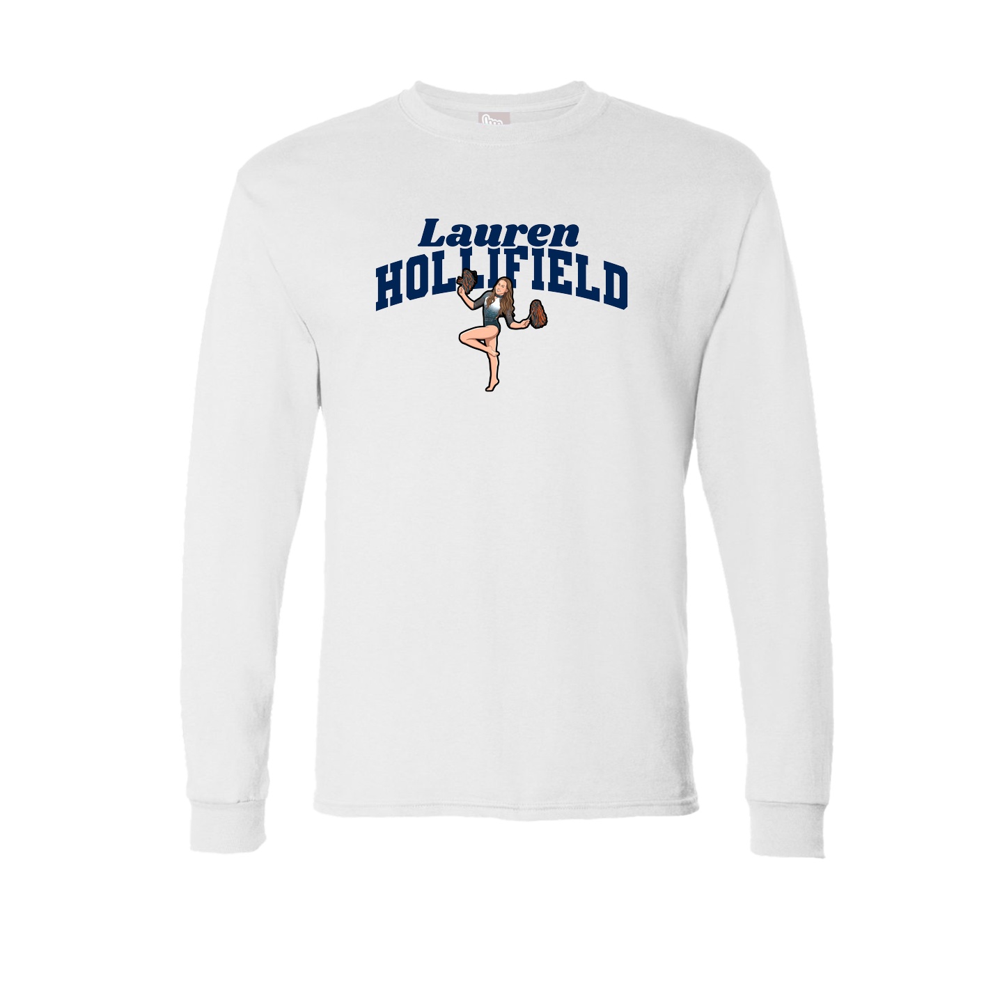 Long Sleeve Tee — Signature Arch in White