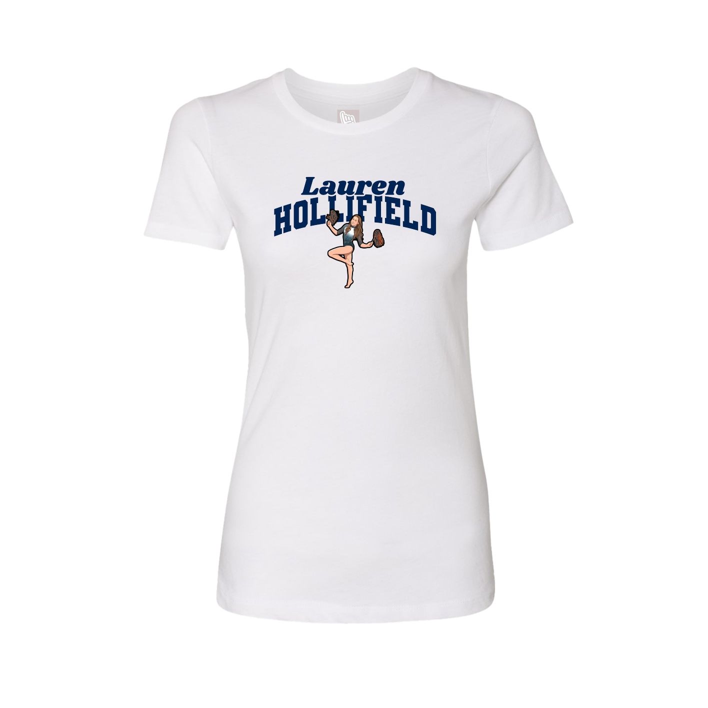 Womens Tee — Signature Arch in White