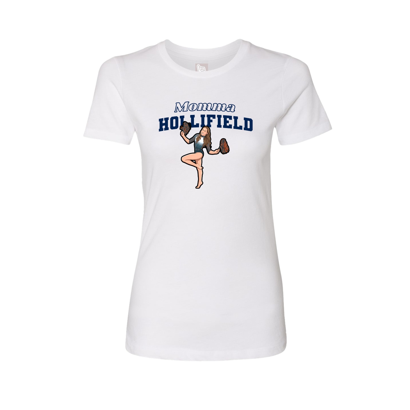 Womens Tee — Mothers Day Block in White