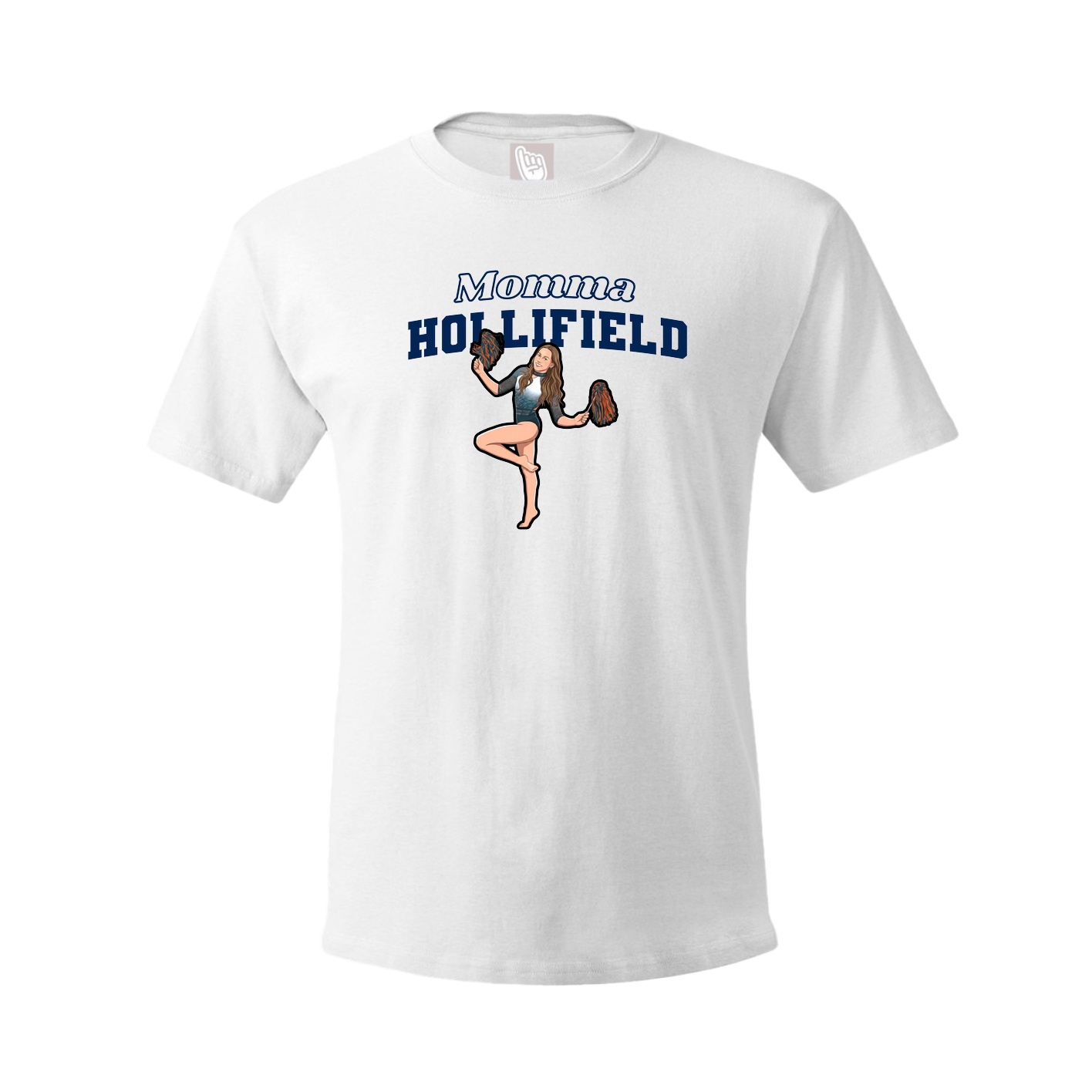 Youth Tee — Mothers Day Block in White