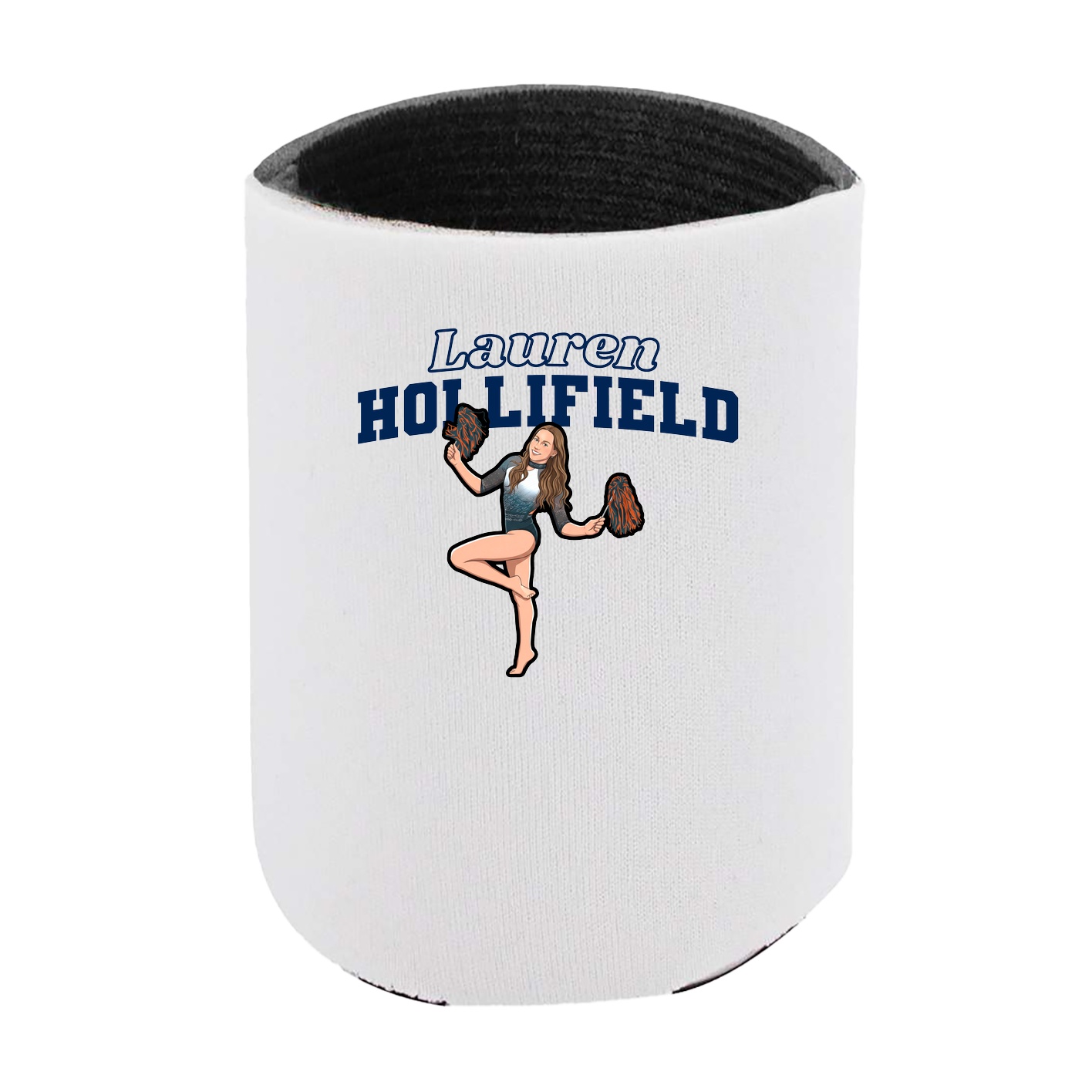 Can Holder — Name Arch in White