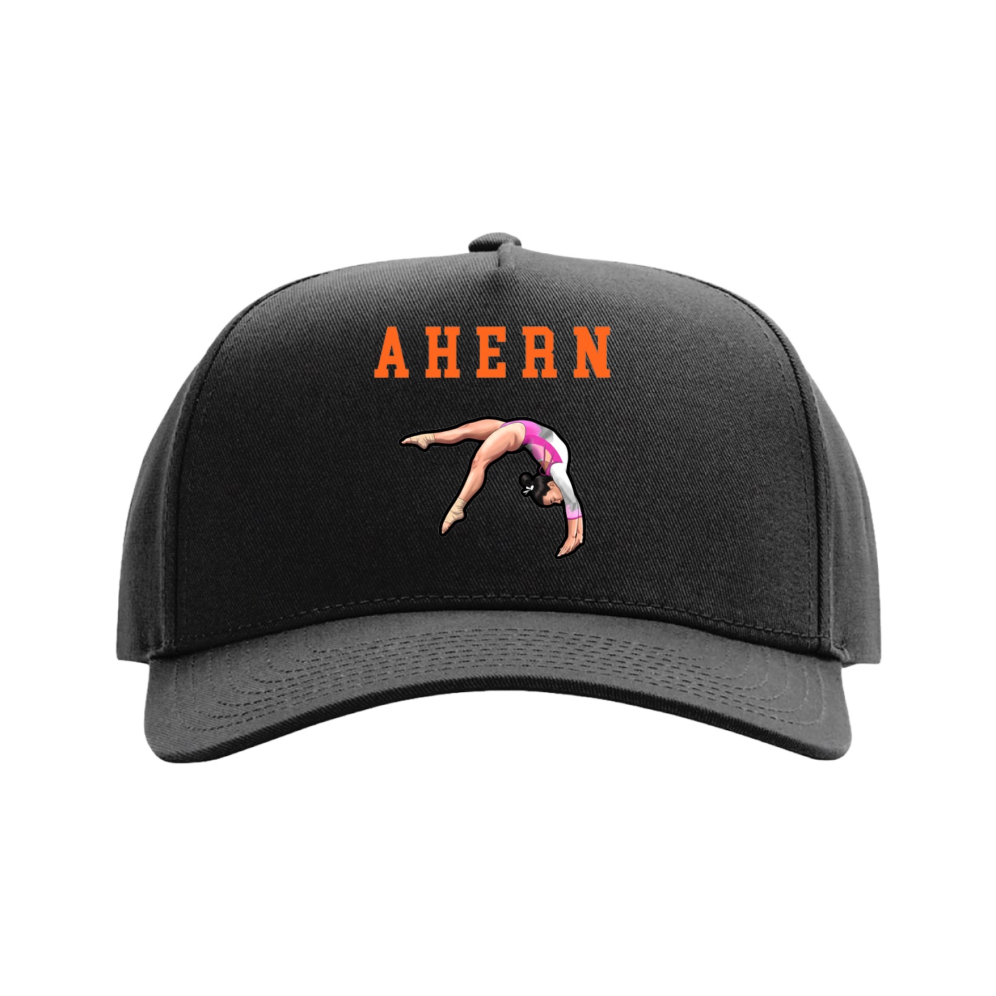 Full Fabric Five-Panel Champ Cap — Shirsey in Black
