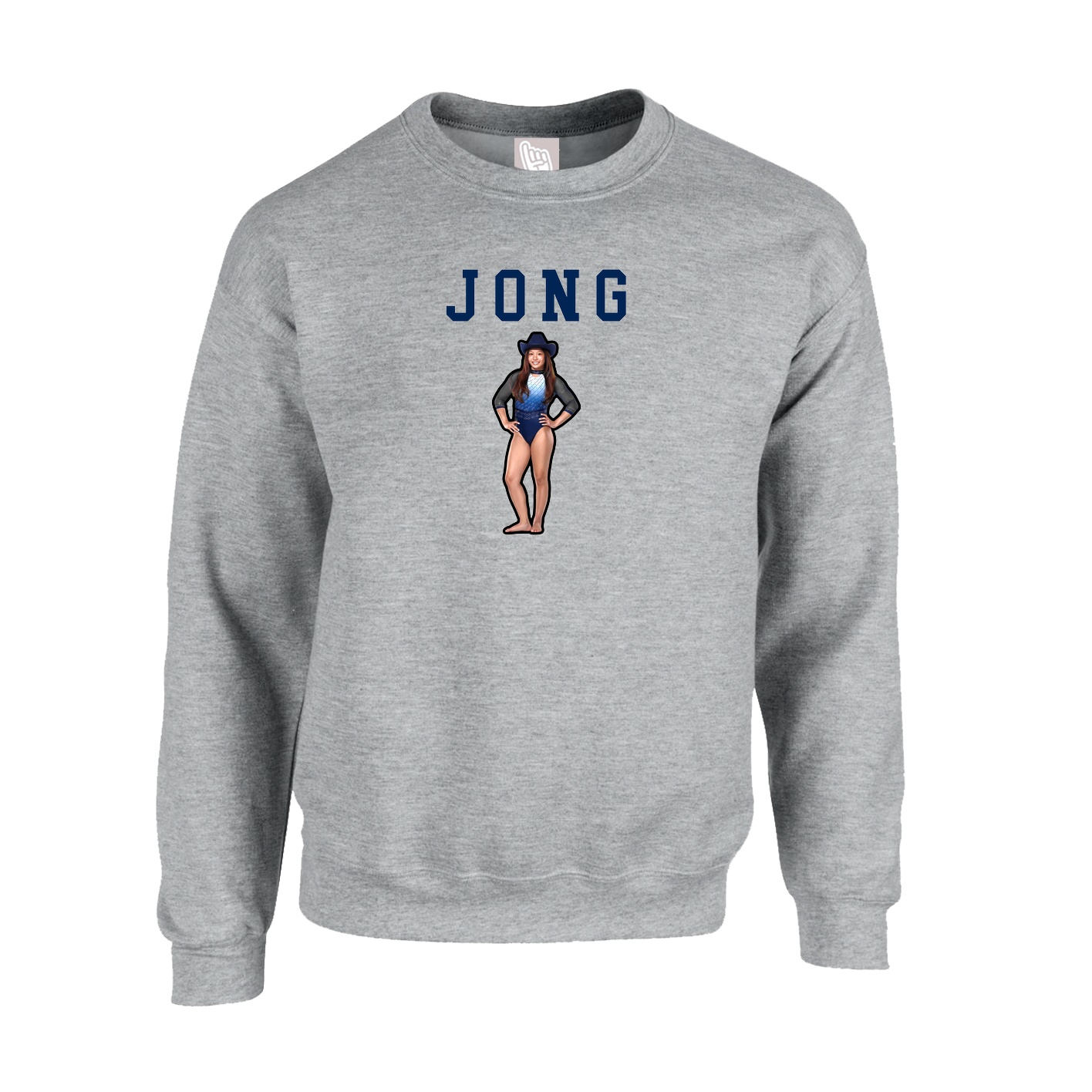Fleece Crew — Shirsey in Grey