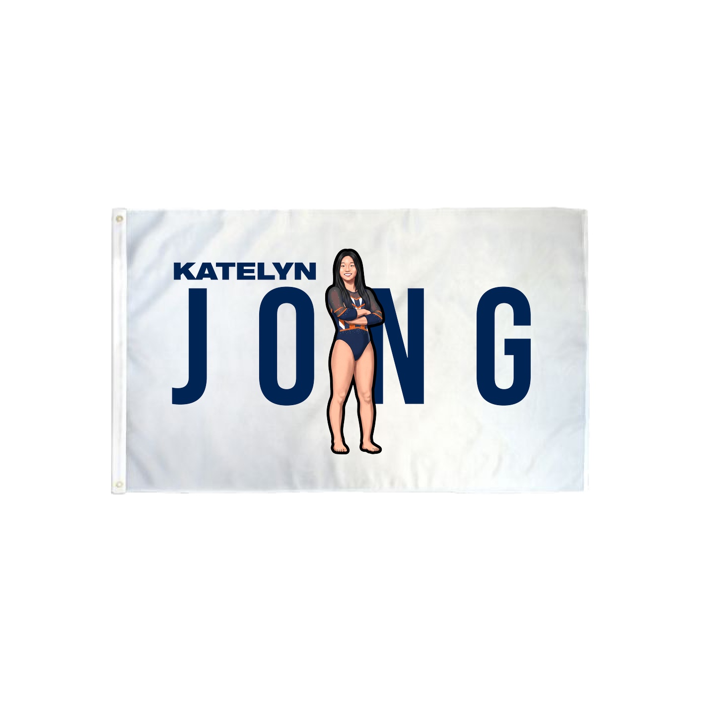 3x5 Flag — Player Name in Classic