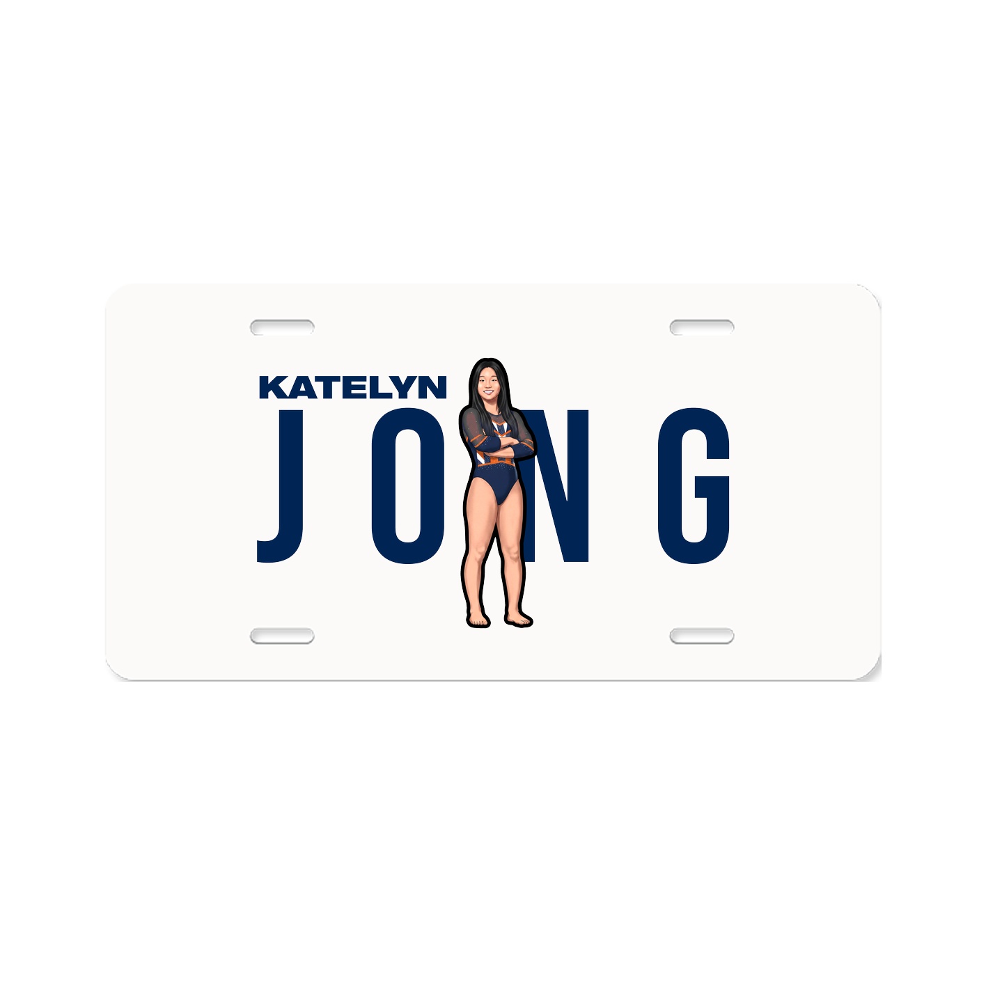 License Plate — Player Name in Classic