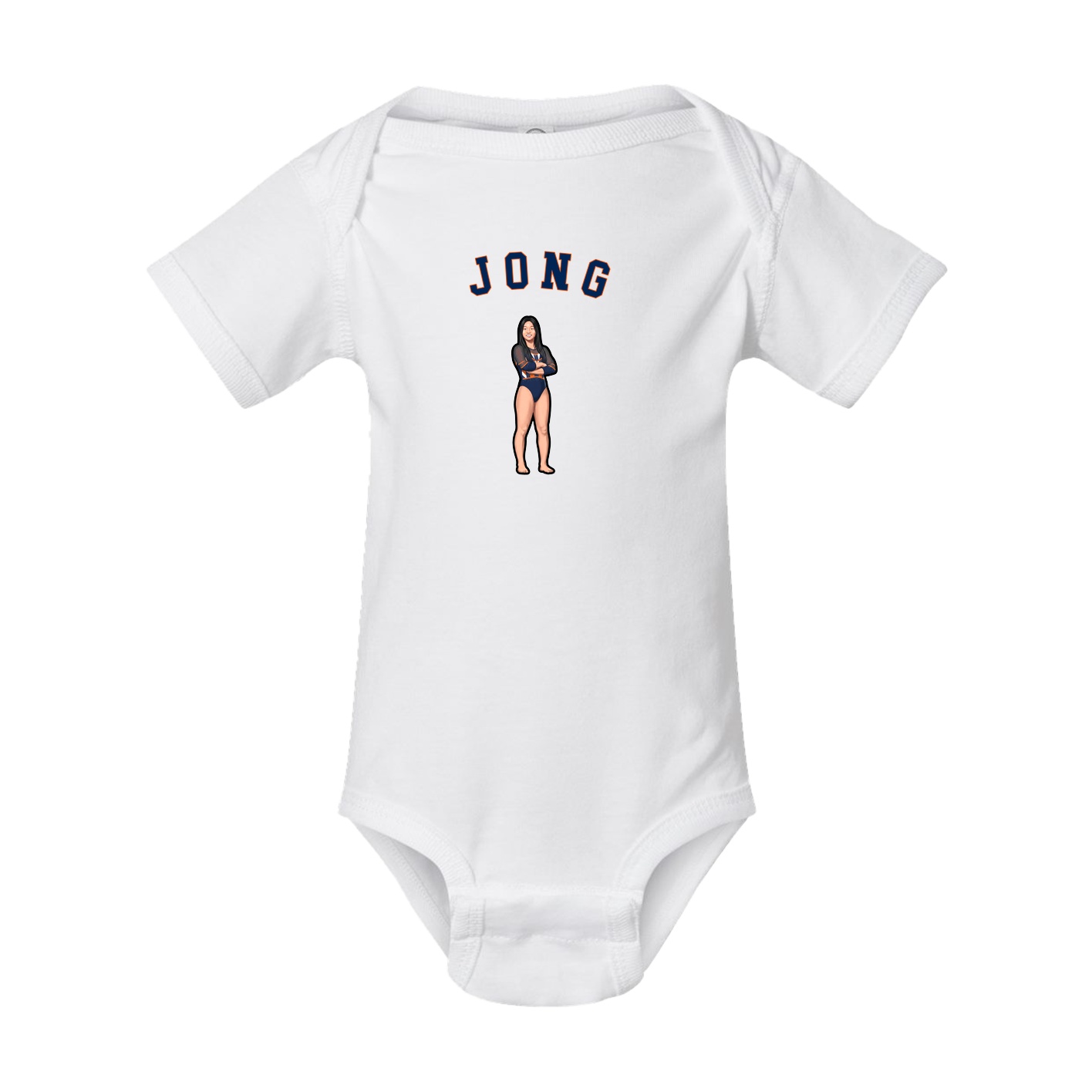 Baby Onesie — Shirsey Arch in White