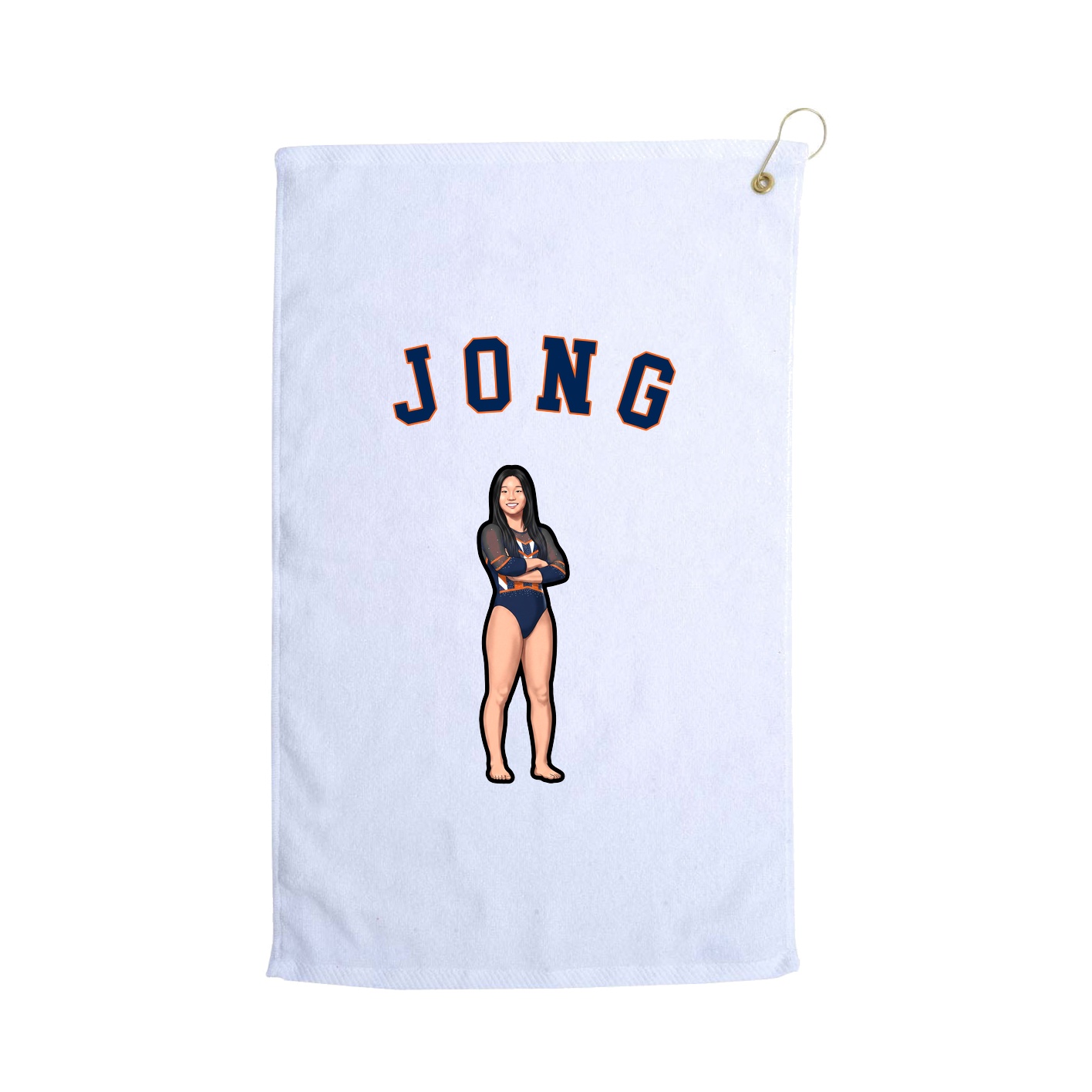 Golf Towel — Shirsey Arch in White