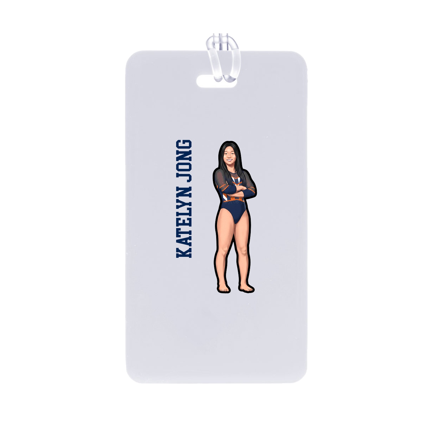 Bag Tag — Name Vertical in Classic