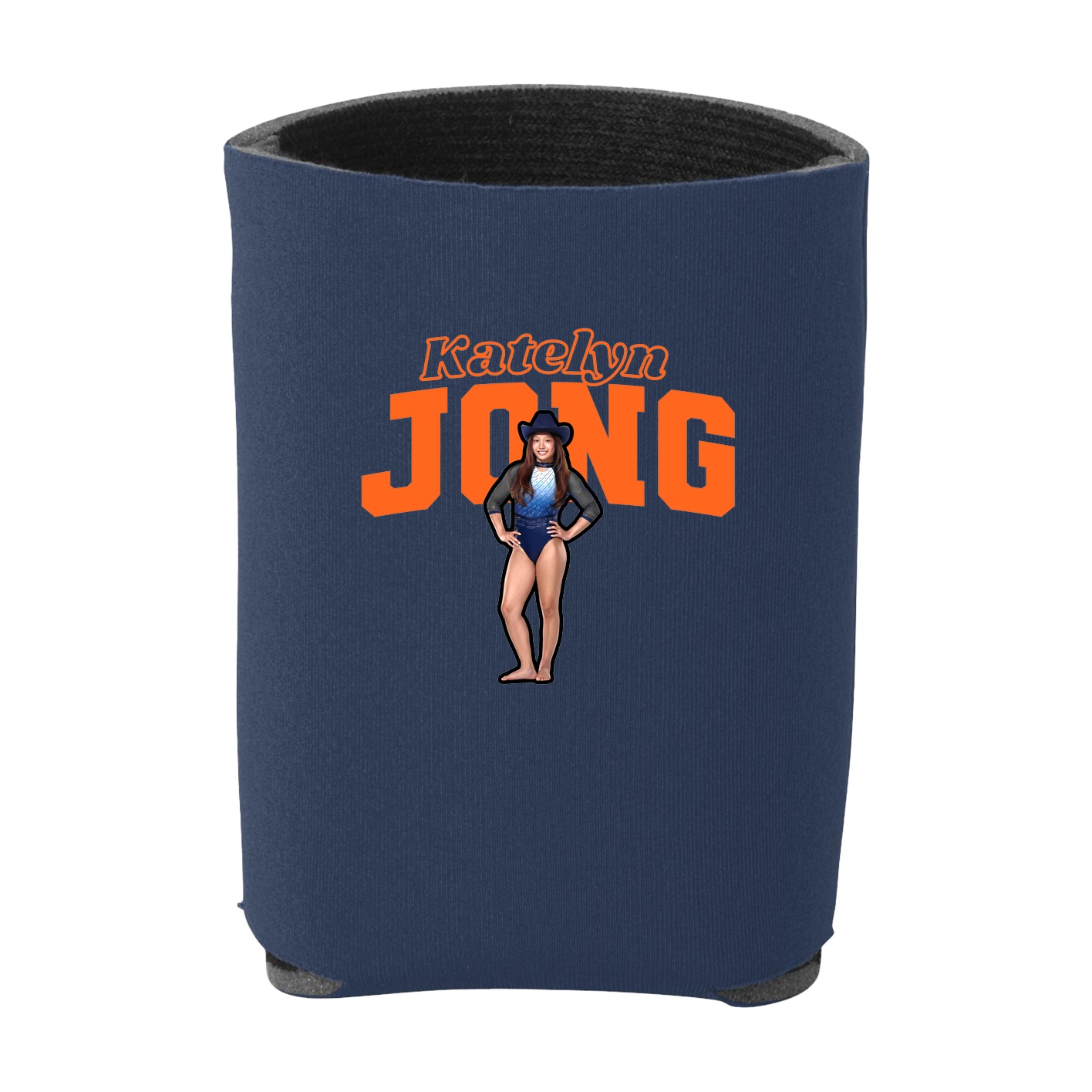 Can Holder — Name Arch in Navy