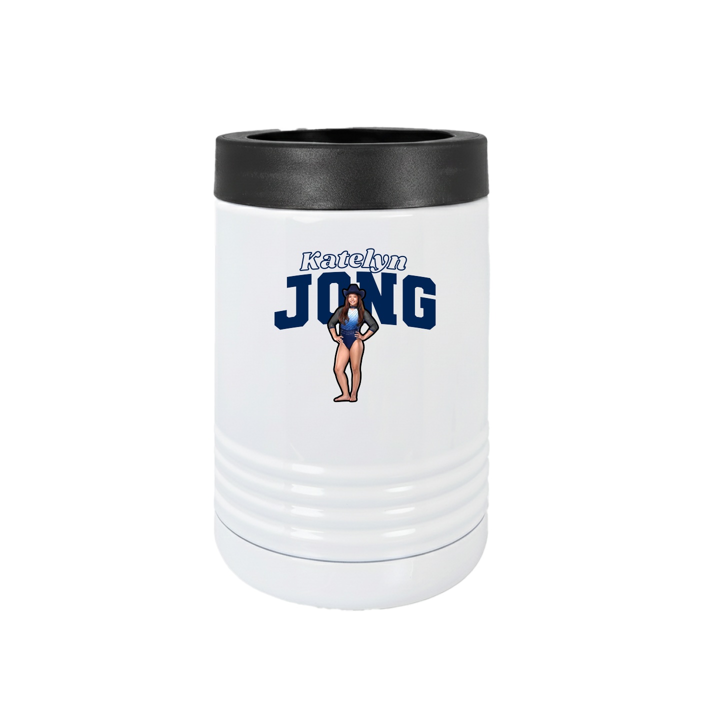 Beverage Holder — Name Arch in White
