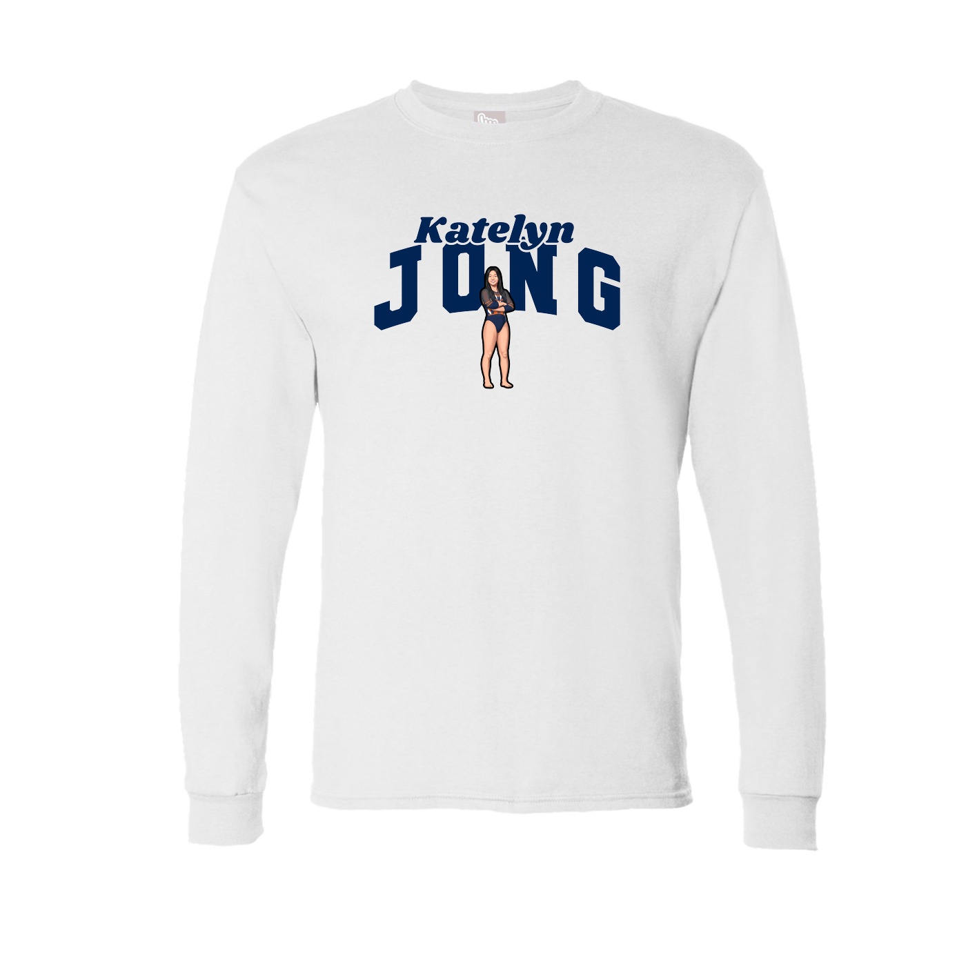 Long Sleeve Tee — Signature Arch in White