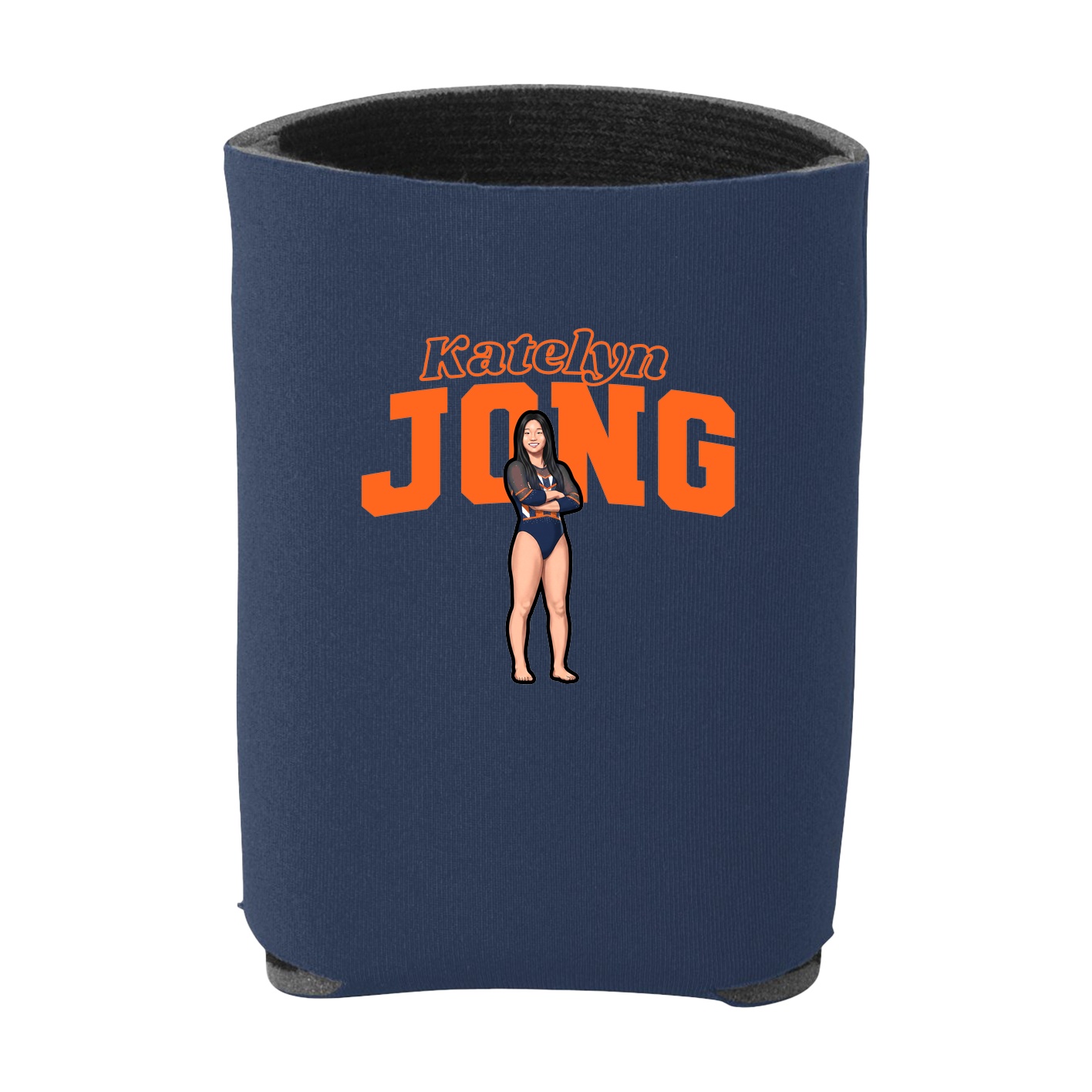 Can Holder — Name Arch in Navy