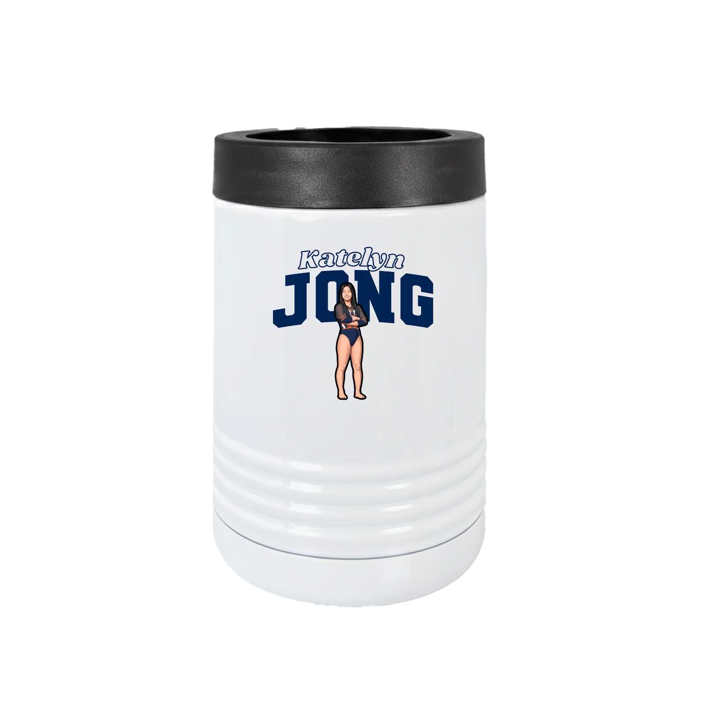 Beverage Holder — Name Arch in White
