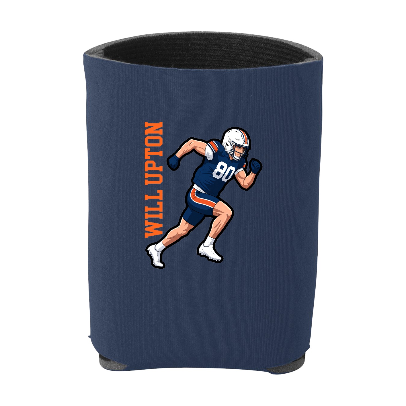 Can Holder — Name Vertical in Navy