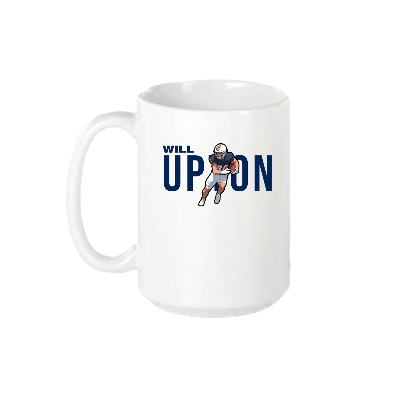 15oz Coffee Mug — Player Name in White