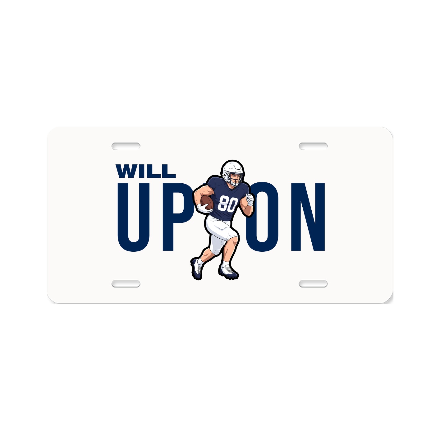 License Plate — Player Name in Classic