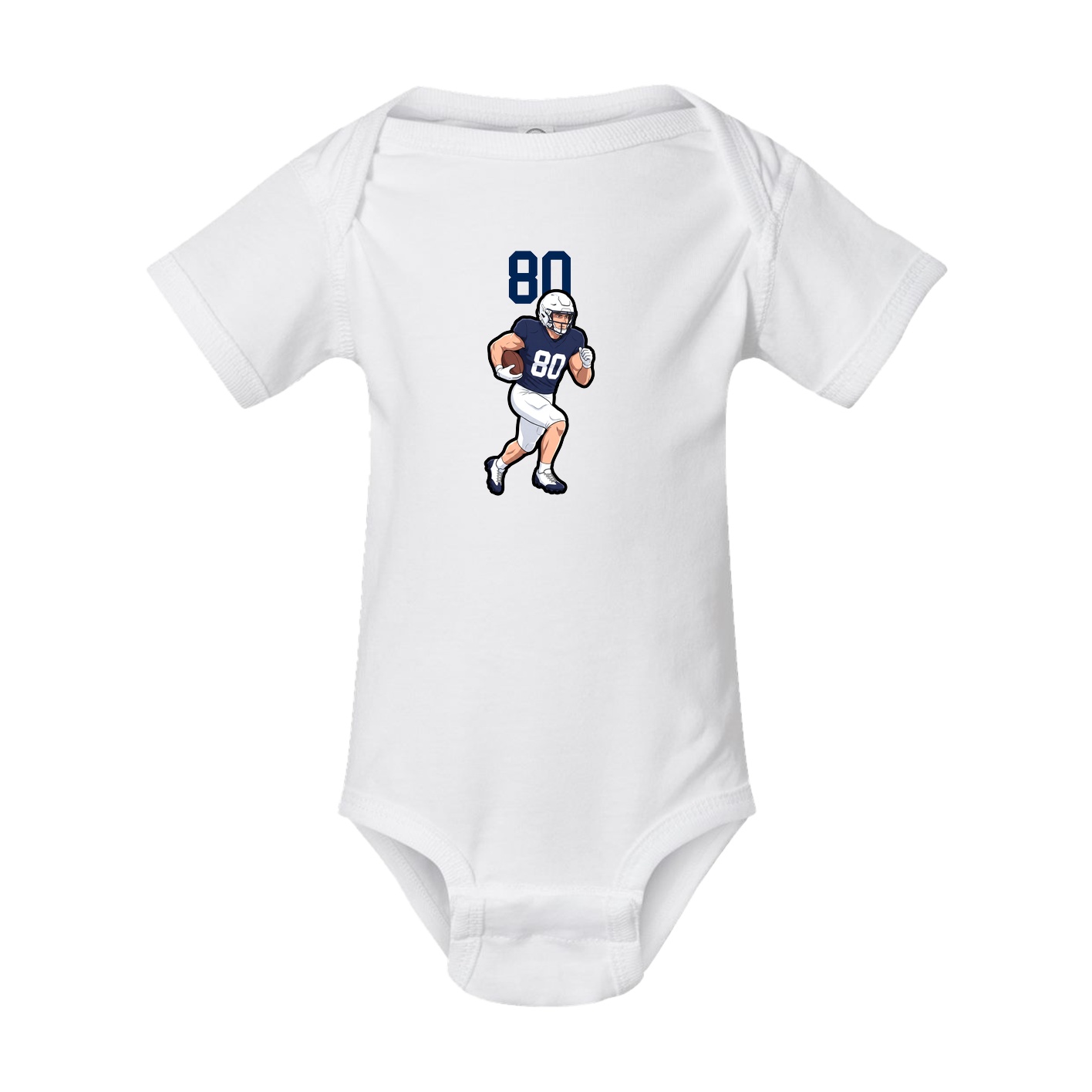Baby Onesie — Number Top in White