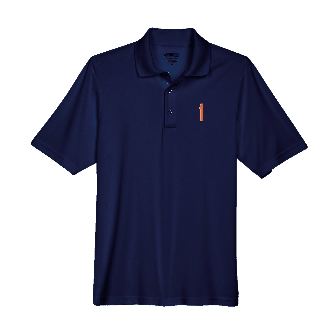 Performance Polo — Front Shirsy in Navy