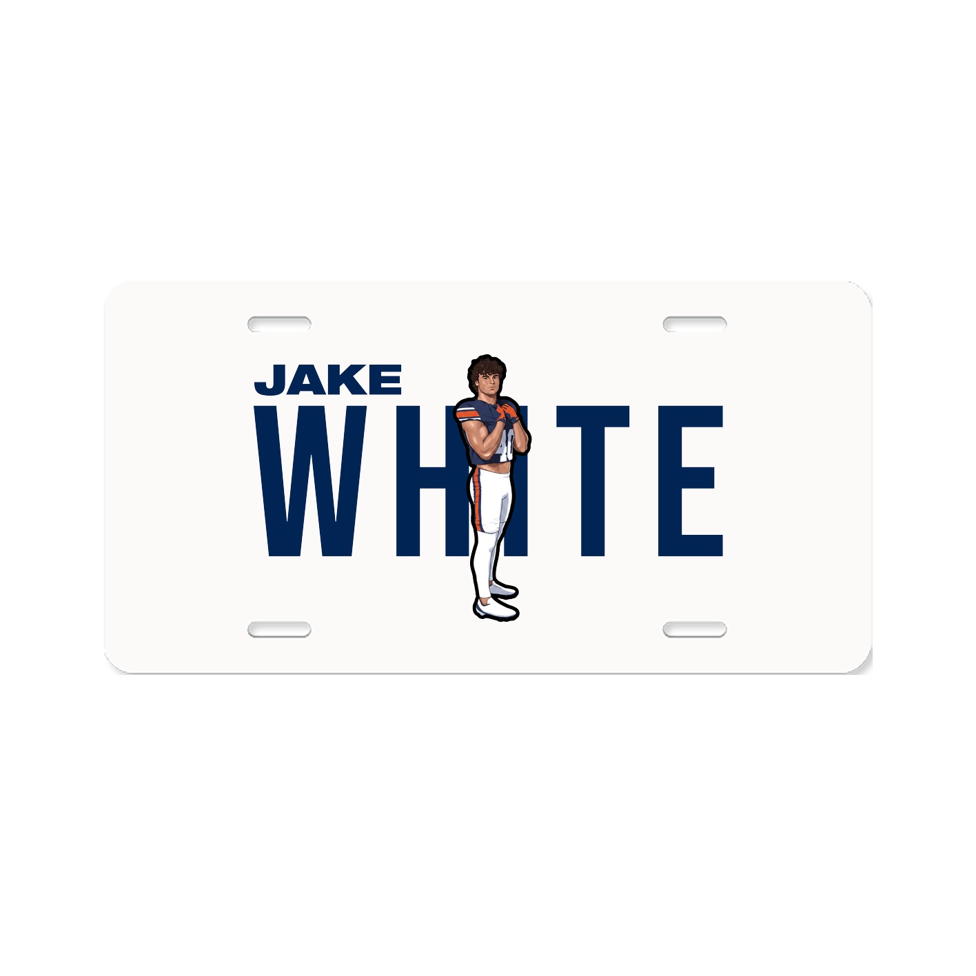 License Plate — Player Name in Classic