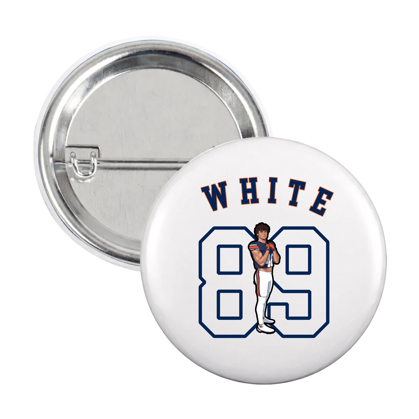 Game Day Button — Shirsey Arch in White