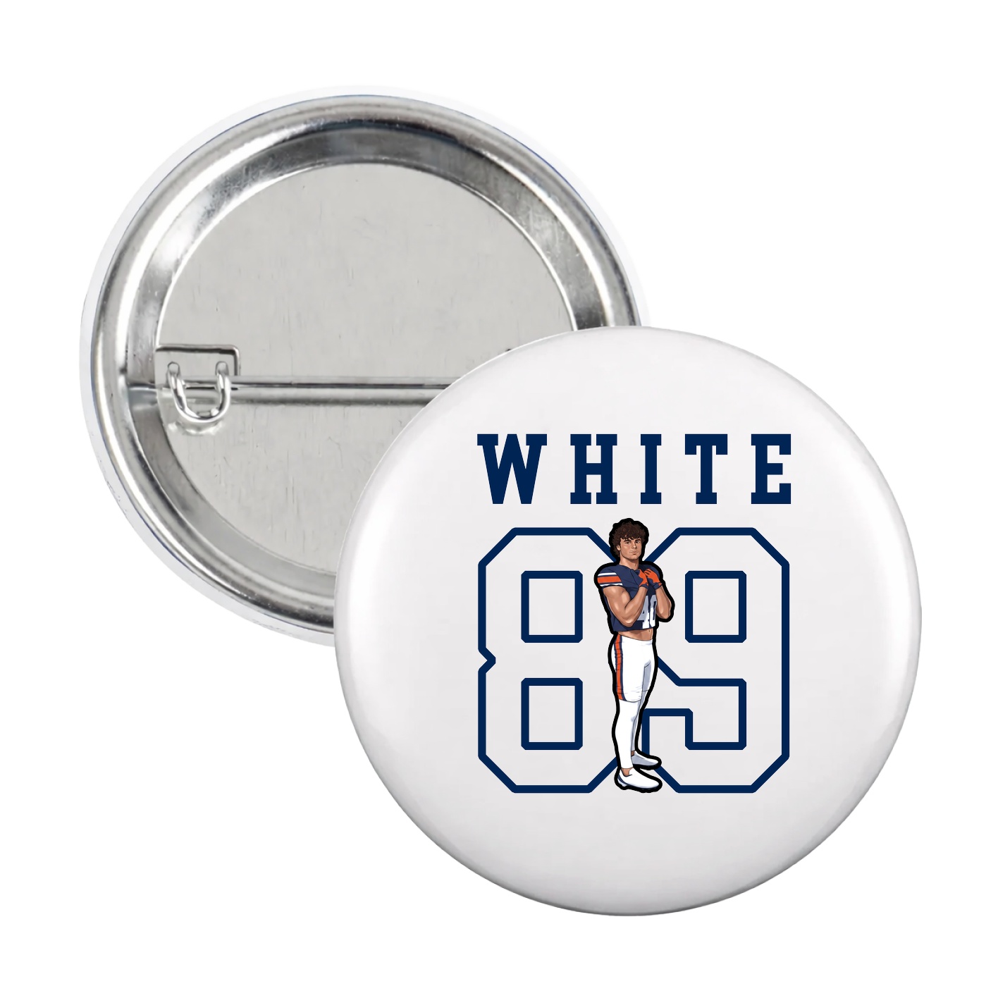 Game Day Button — Shirsey in White