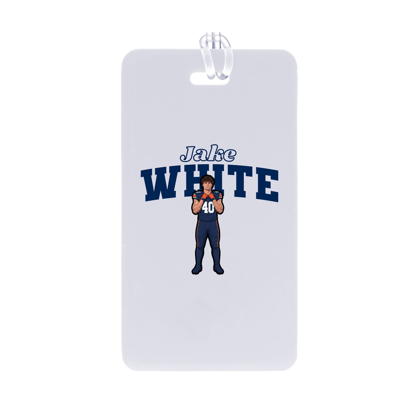 Bag Tag — Name Arch in Classic