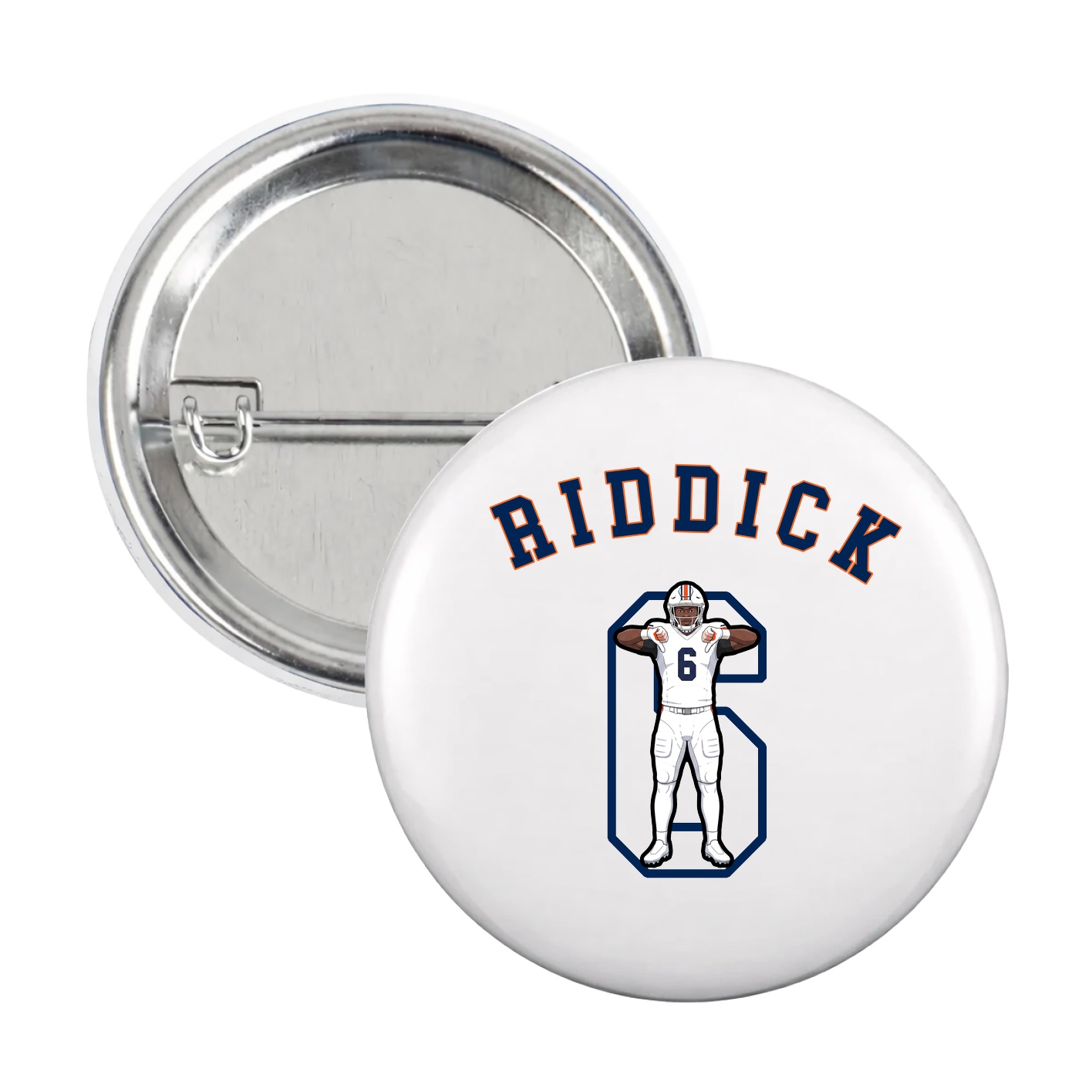 Game Day Button — Shirsey Arch in White