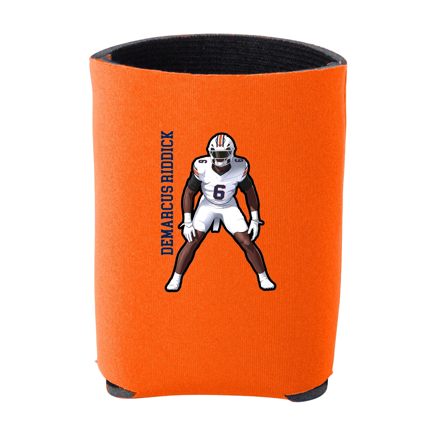 Can Holder — Name Vertical in Orange