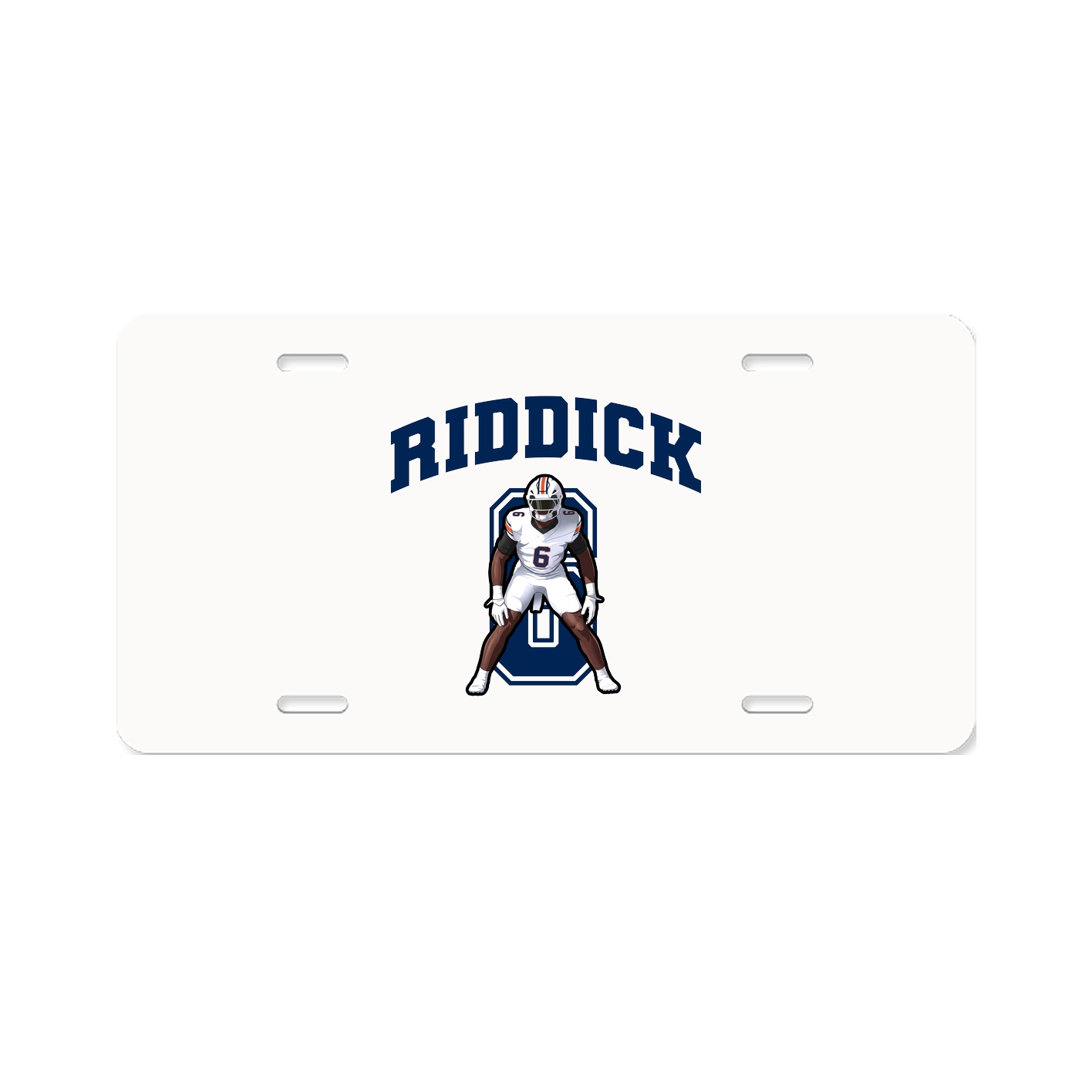 License Plate — Number in Classic