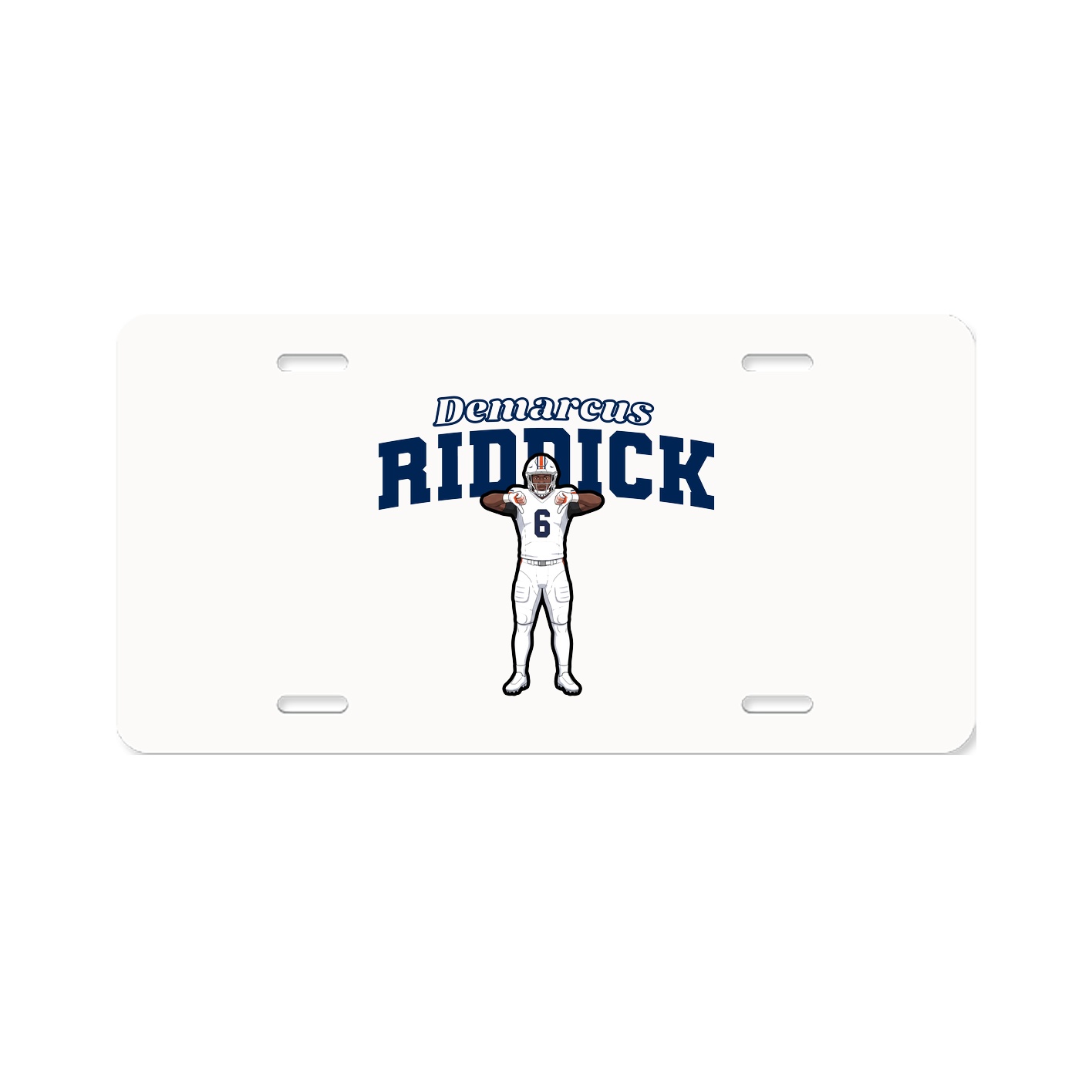 License Plate — Name Arch in Classic