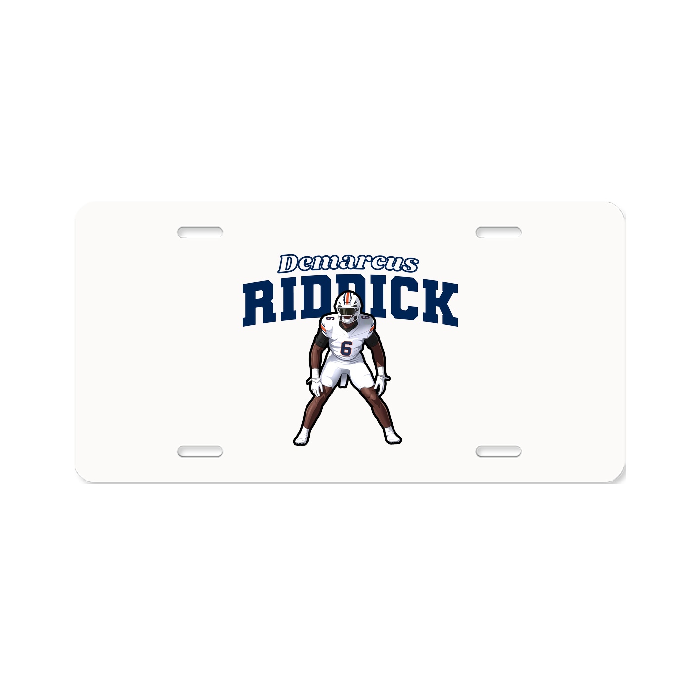 License Plate — Name Arch in Classic
