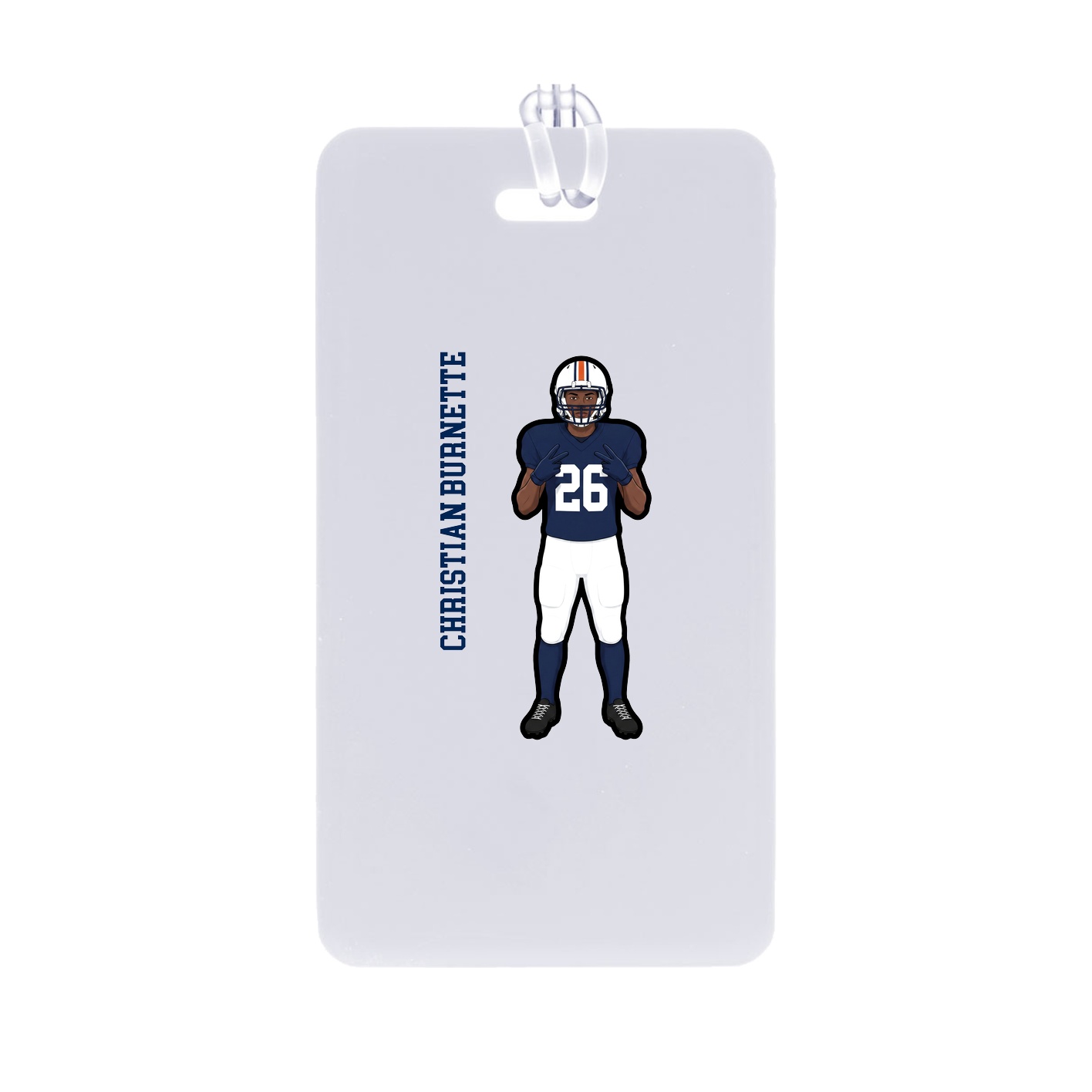 Bag Tag — Name Vertical in Classic