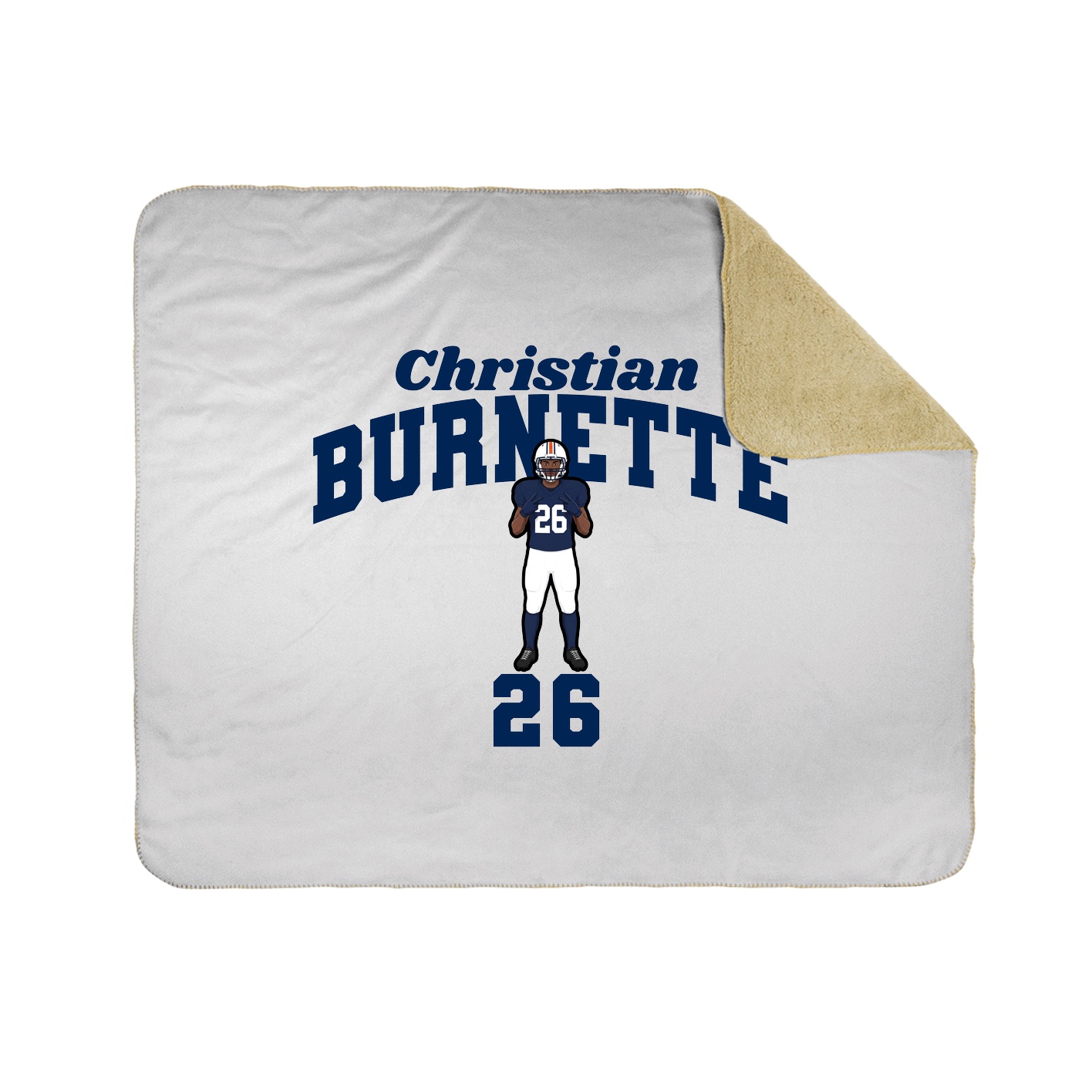 Throw Blanket — Signature Arch in White