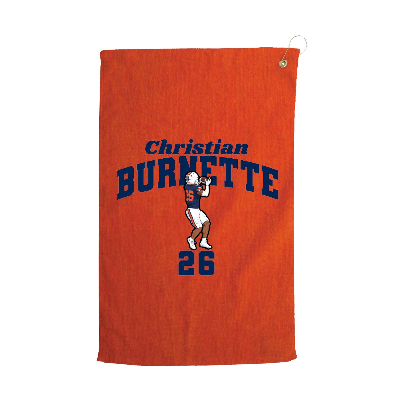 Golf Towel — Signature Arch in Orange