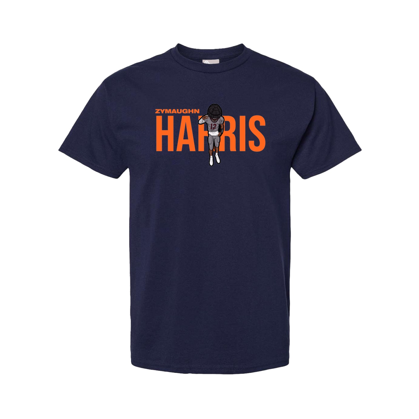 Youth Tee — Player Name in Navy