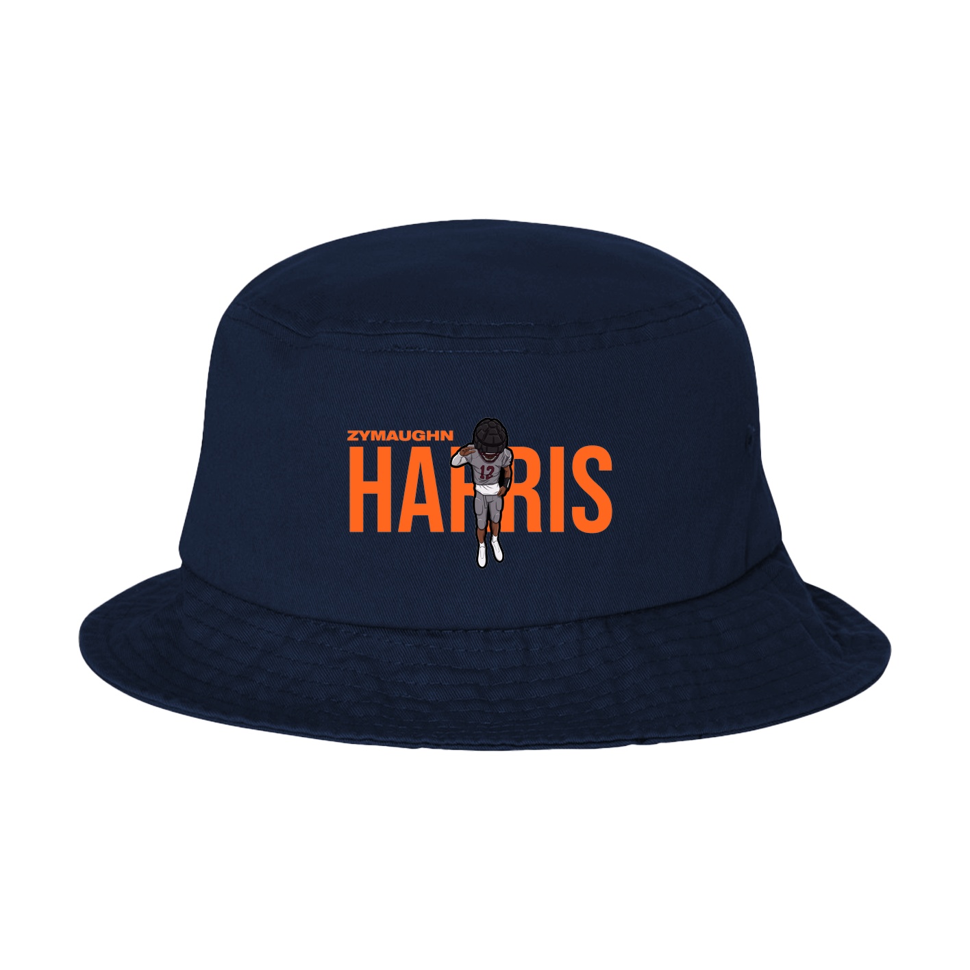 Bucket Cap — Player Name in Navy