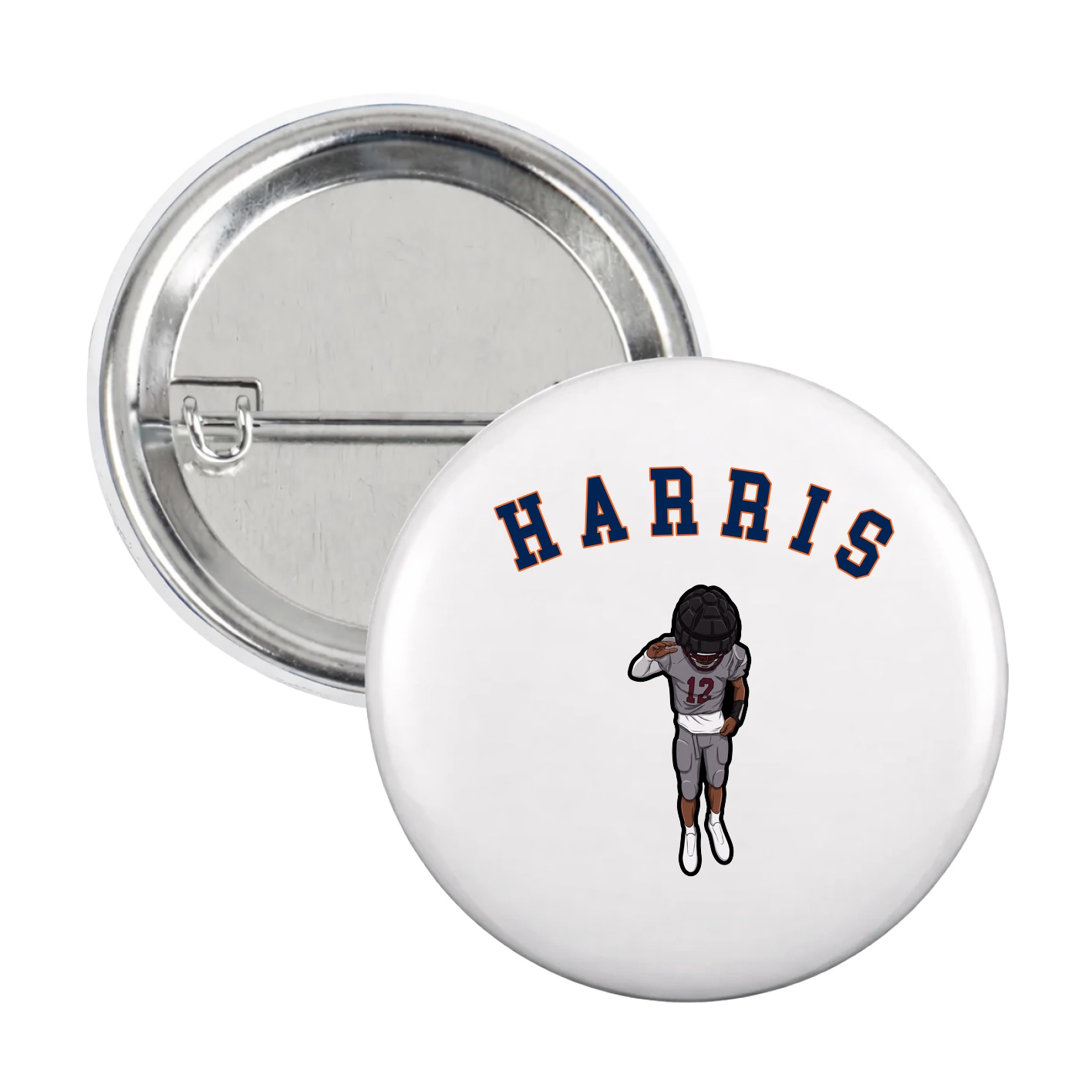 Game Day Button — Shirsey Arch in White