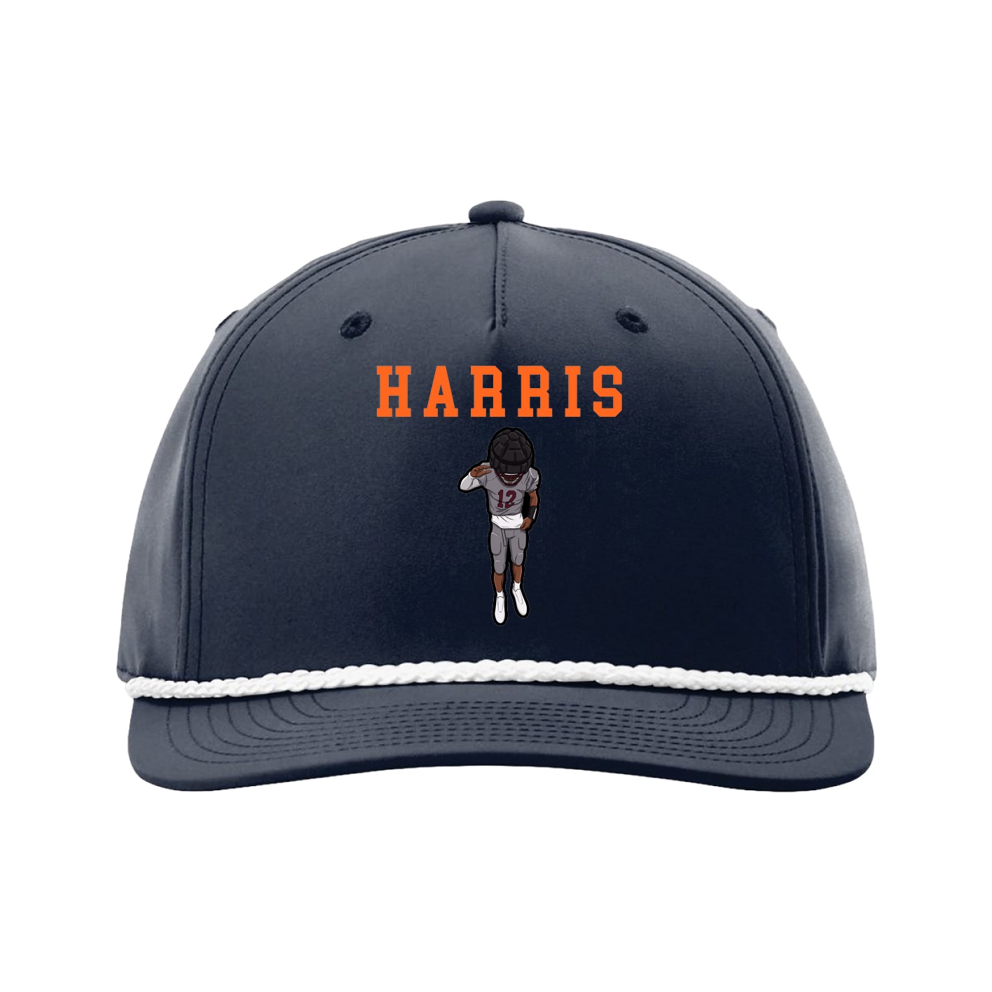 Five-Panel Classic Rope Cap — Shirsey in Navy
