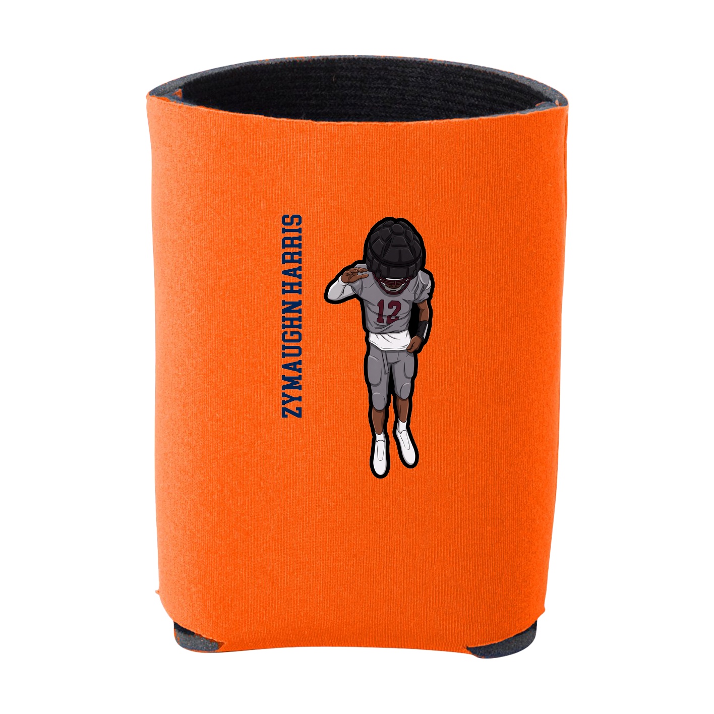 Can Holder — Name Vertical in Orange