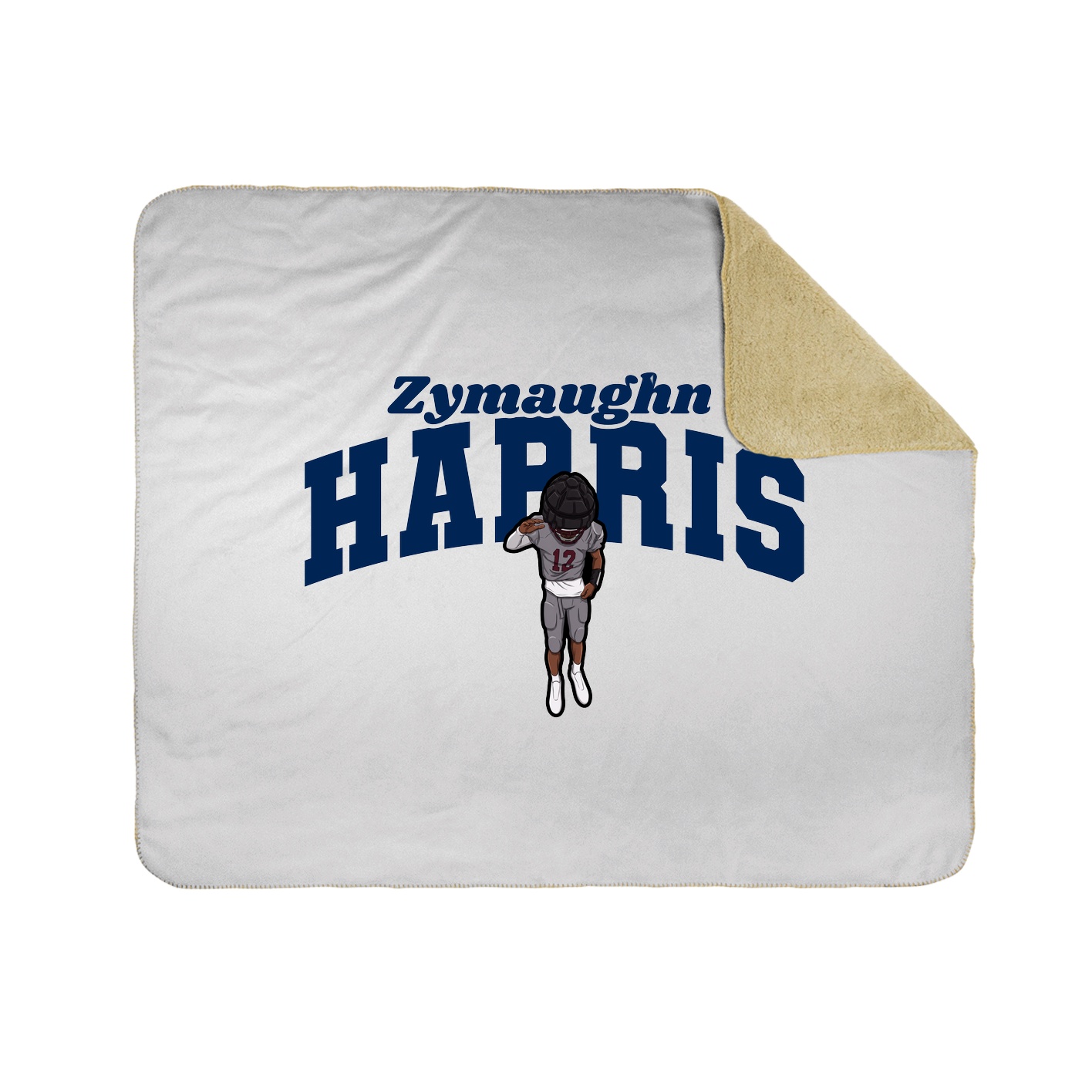 Throw Blanket — Signature Arch in White