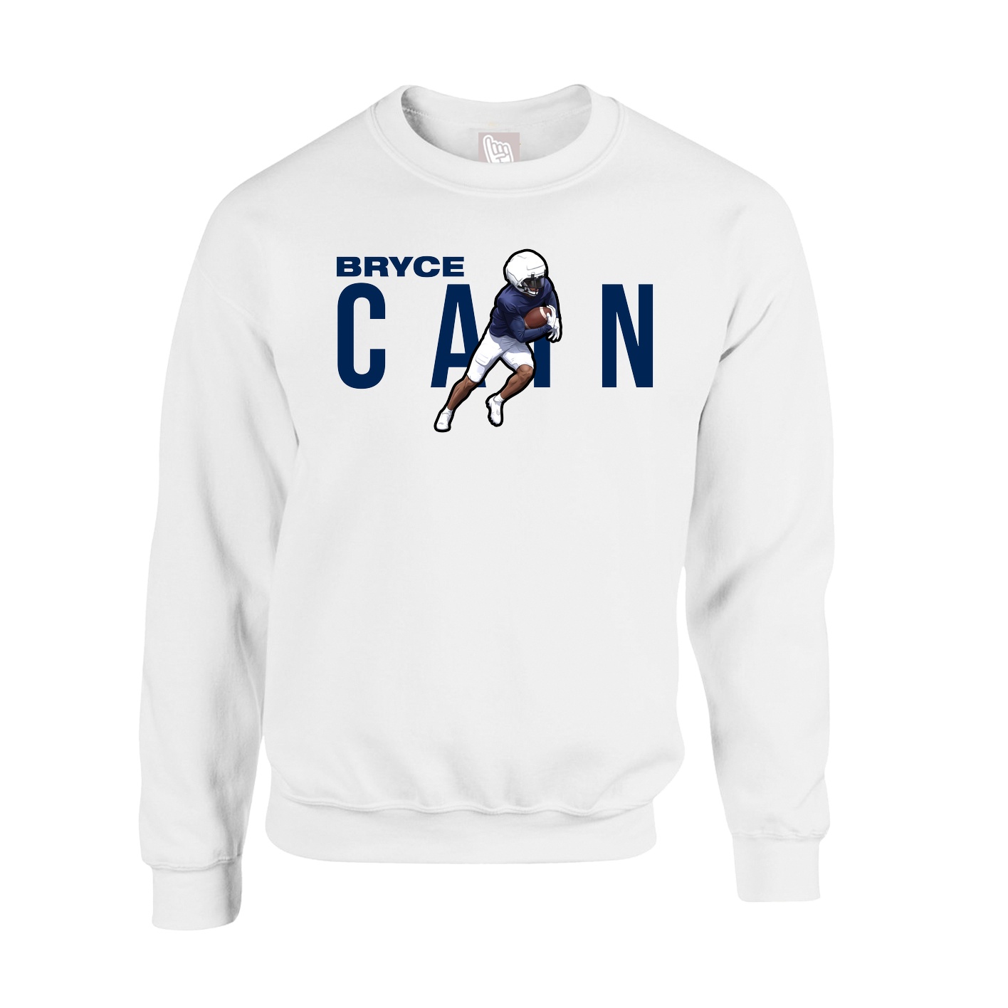 Fleece Crew — Player Name in White