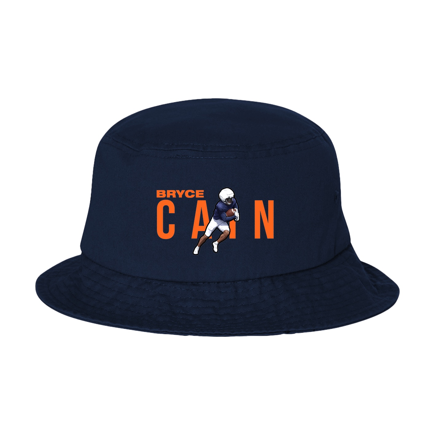 Bucket Cap — Player Name in Navy