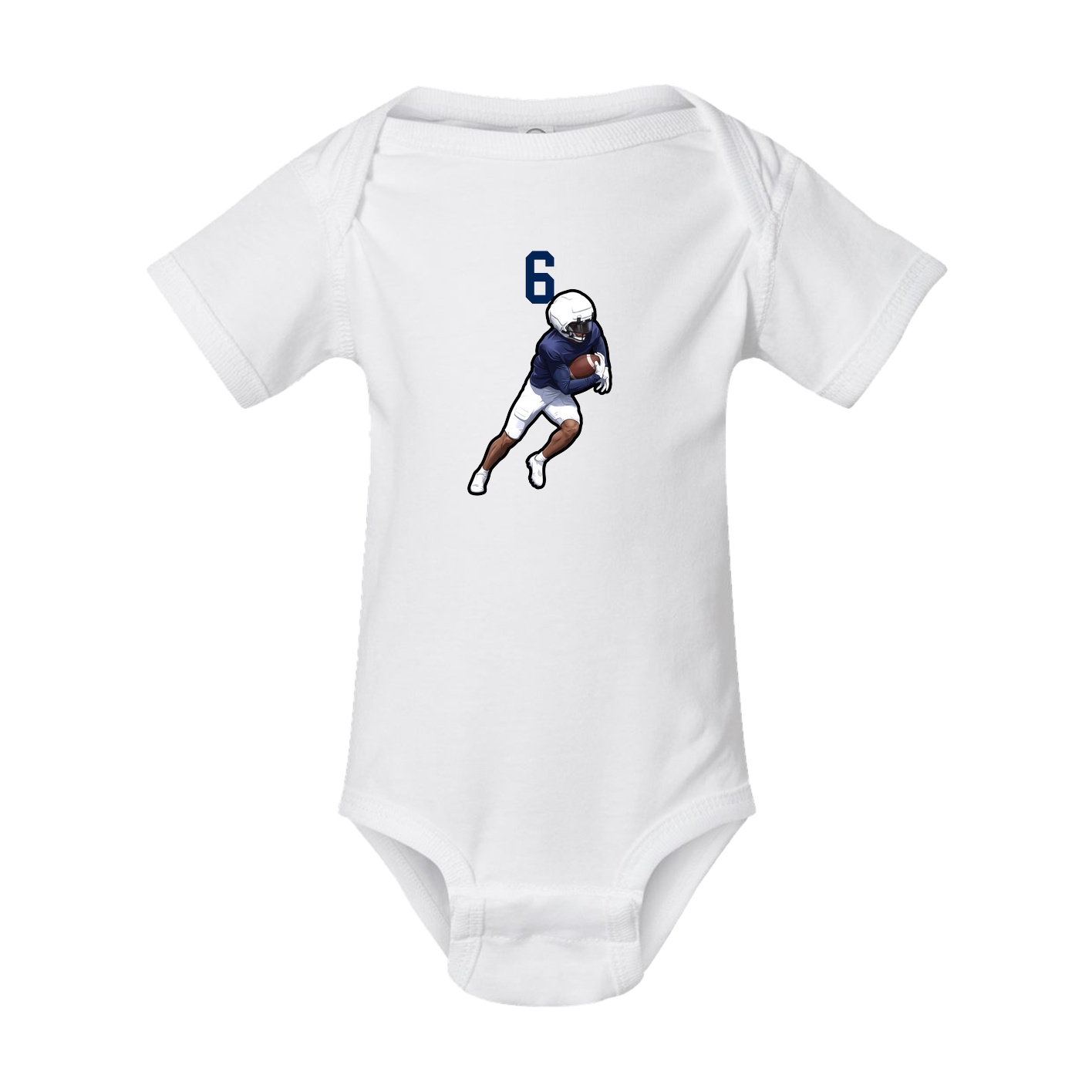 Baby Onesie — Number Top in White