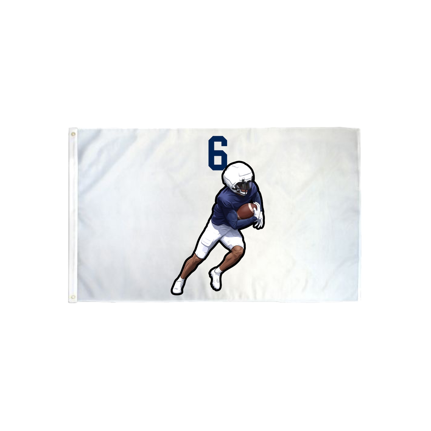 3x5 Flag — Number Top in Classic
