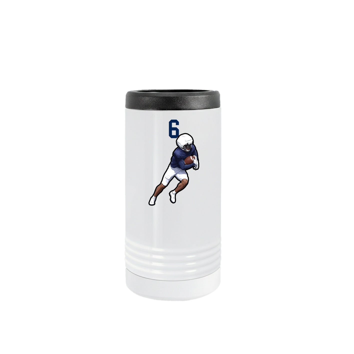 Slim Beverage Holder — Number Top in White